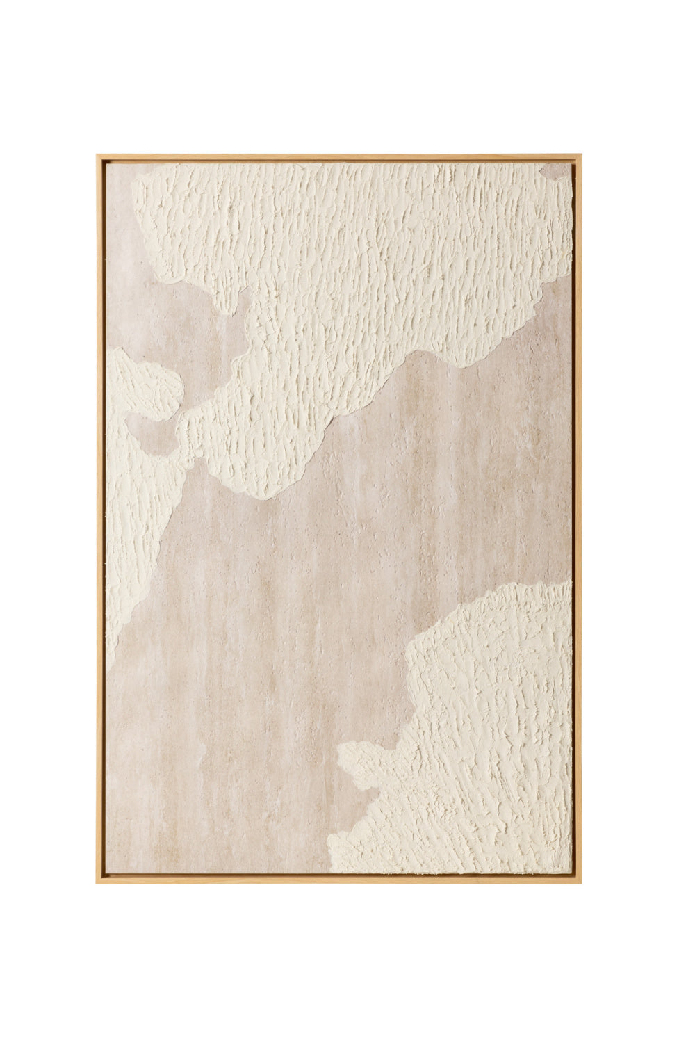 Refined Neutral Abstract Wall Art by Splendido World Views Art Print