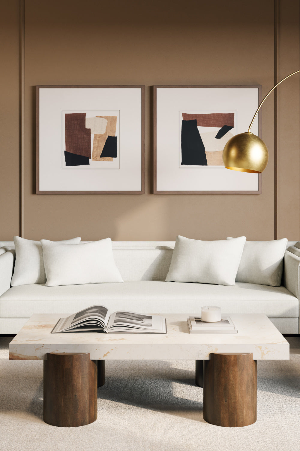 Fabric Collage Wall Art by Splendido Family Dynamics Art Print, alternate view 11