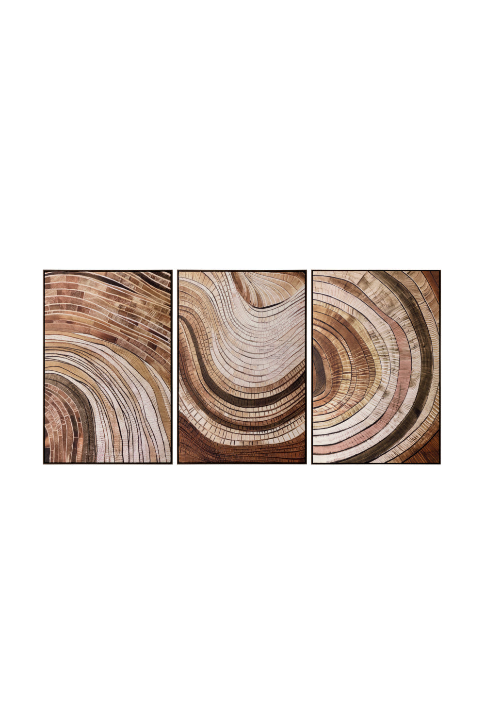 Brown Mosaic Wall Art by Splendido Turning Point Art Print, alternate view 3