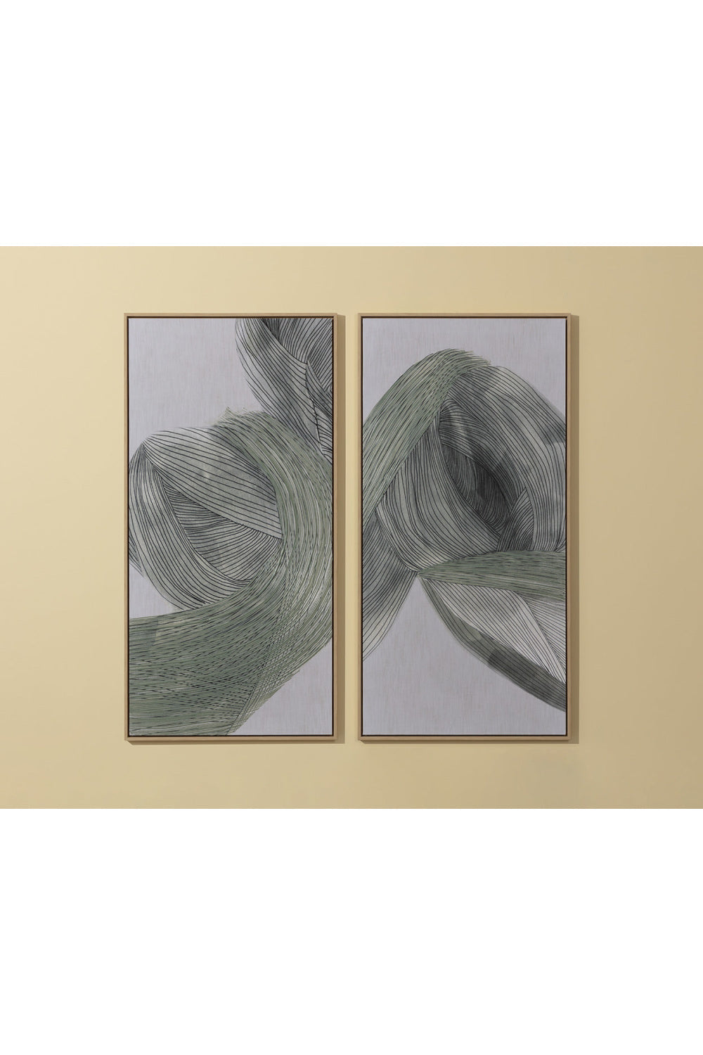 Minimalist Linear Abstract Wall Art Set (2) by Splendido Bloom and Flow Art Print, alternate view 6