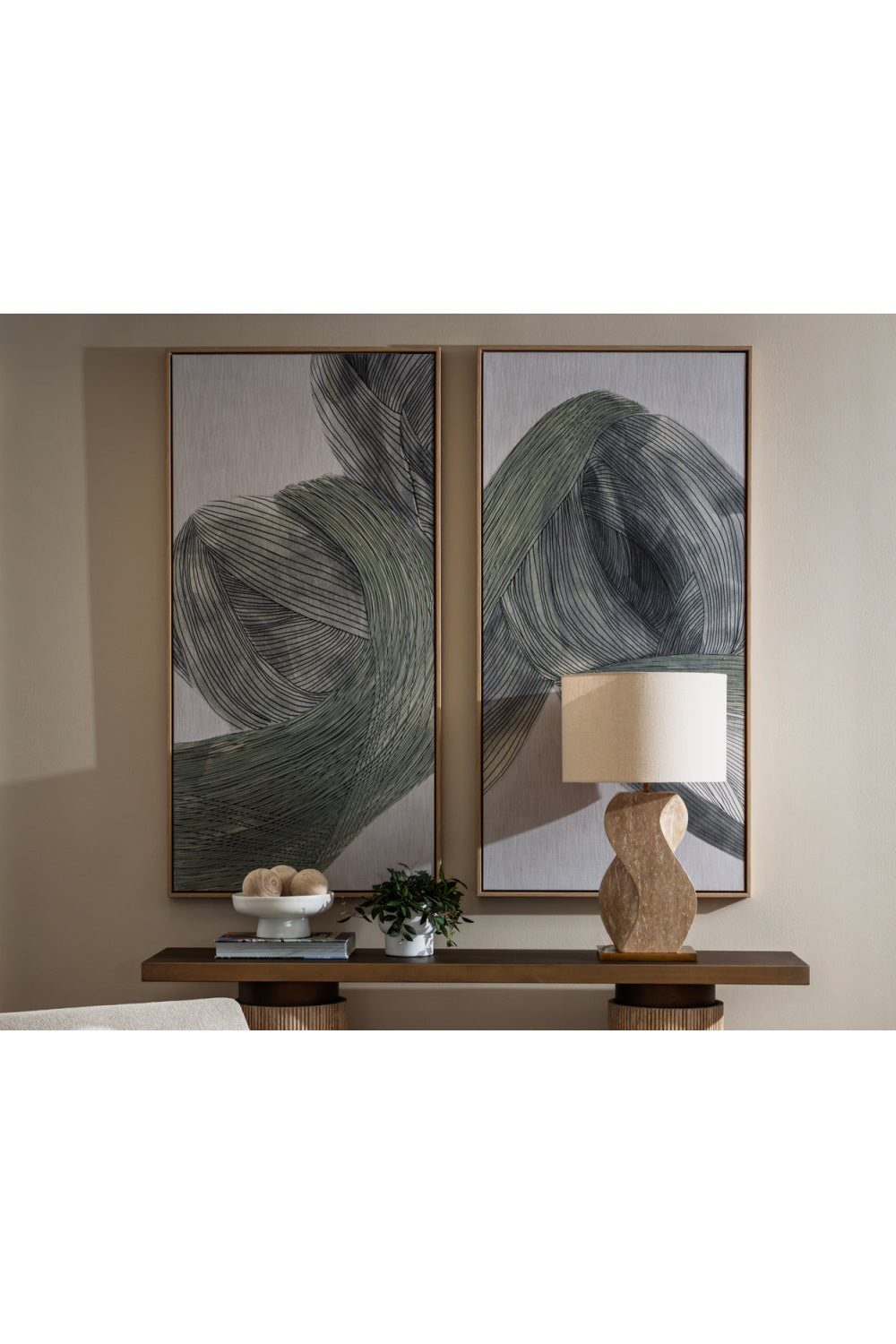 Minimalist Linear Abstract Wall Art Set (2) by Splendido Bloom and Flow Art Print, alternate view 8