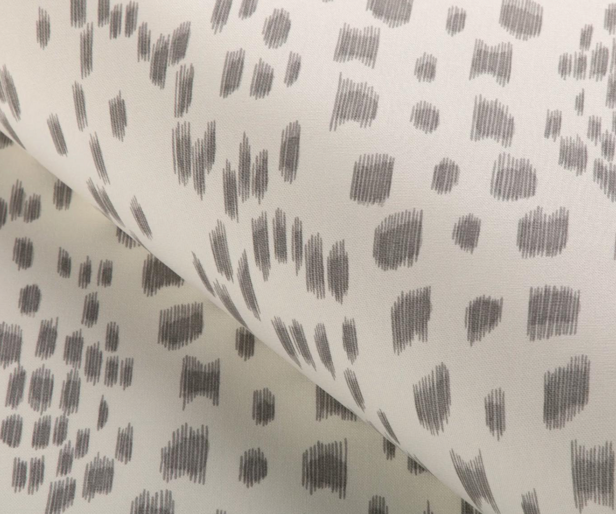 Les Touches Pillow Cover in Gray
