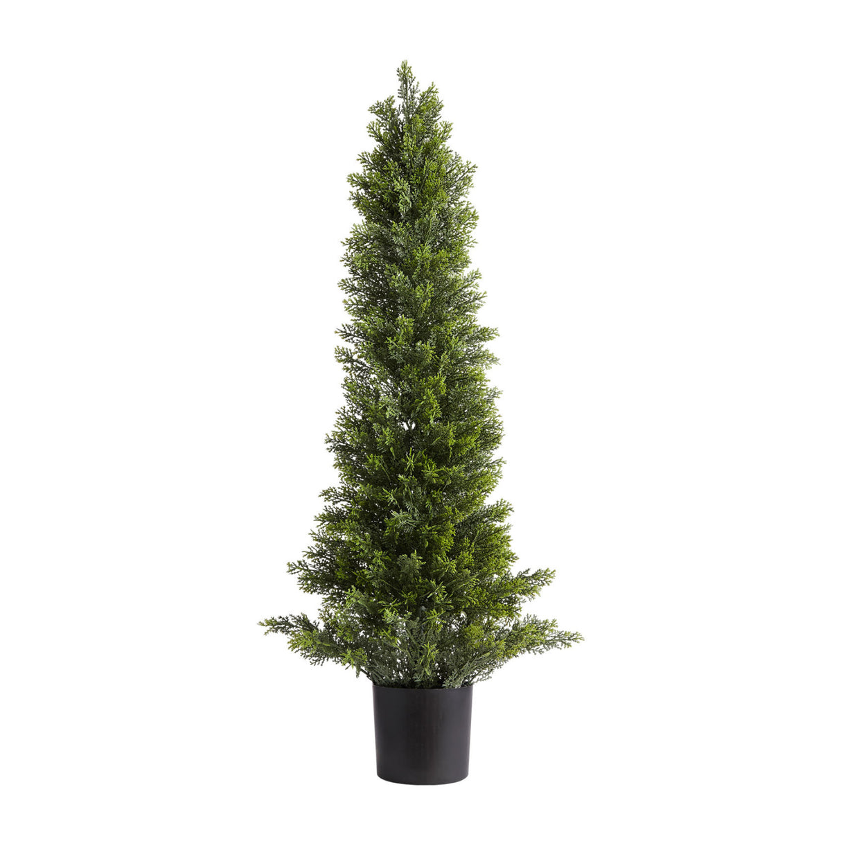 Artificial Topiary Cedar Trees Faux Pine Shrubs (2) | OROA