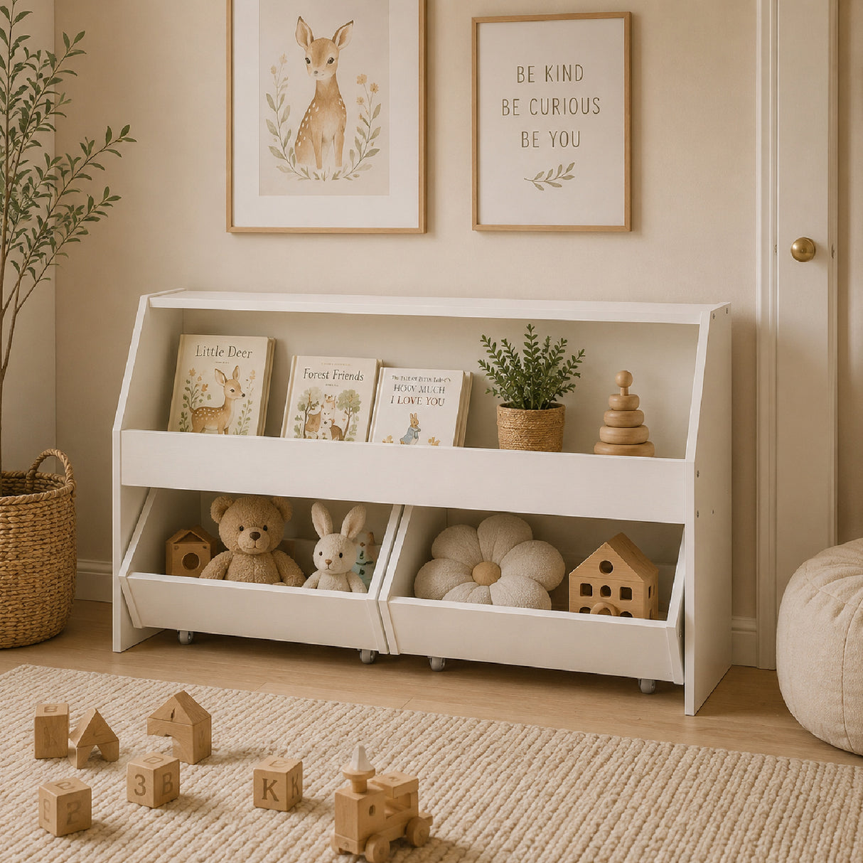 Wooden Toy Storage Cabinet | OROA Kids