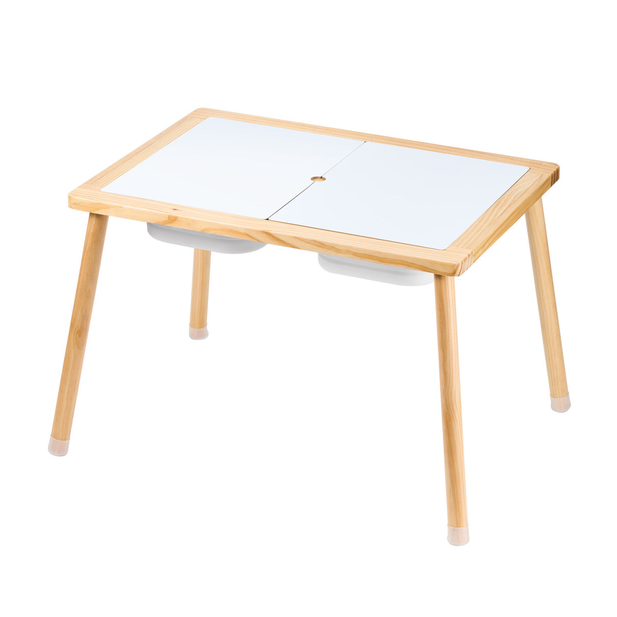 Wooden Kids Sensory Activity Table with Storage Bins | OROA Kids
