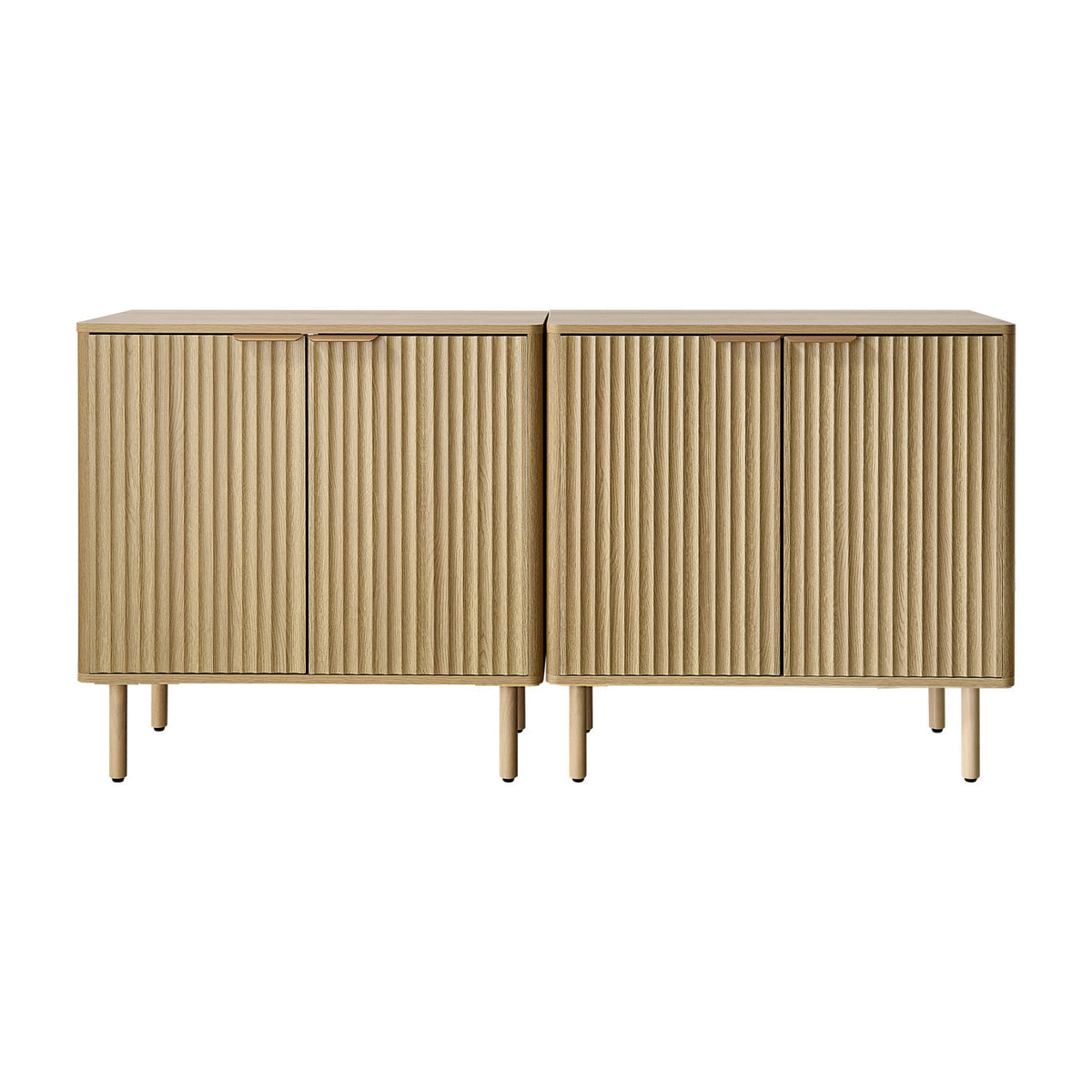 Fluted Coffee Bar Cabinet | OROA