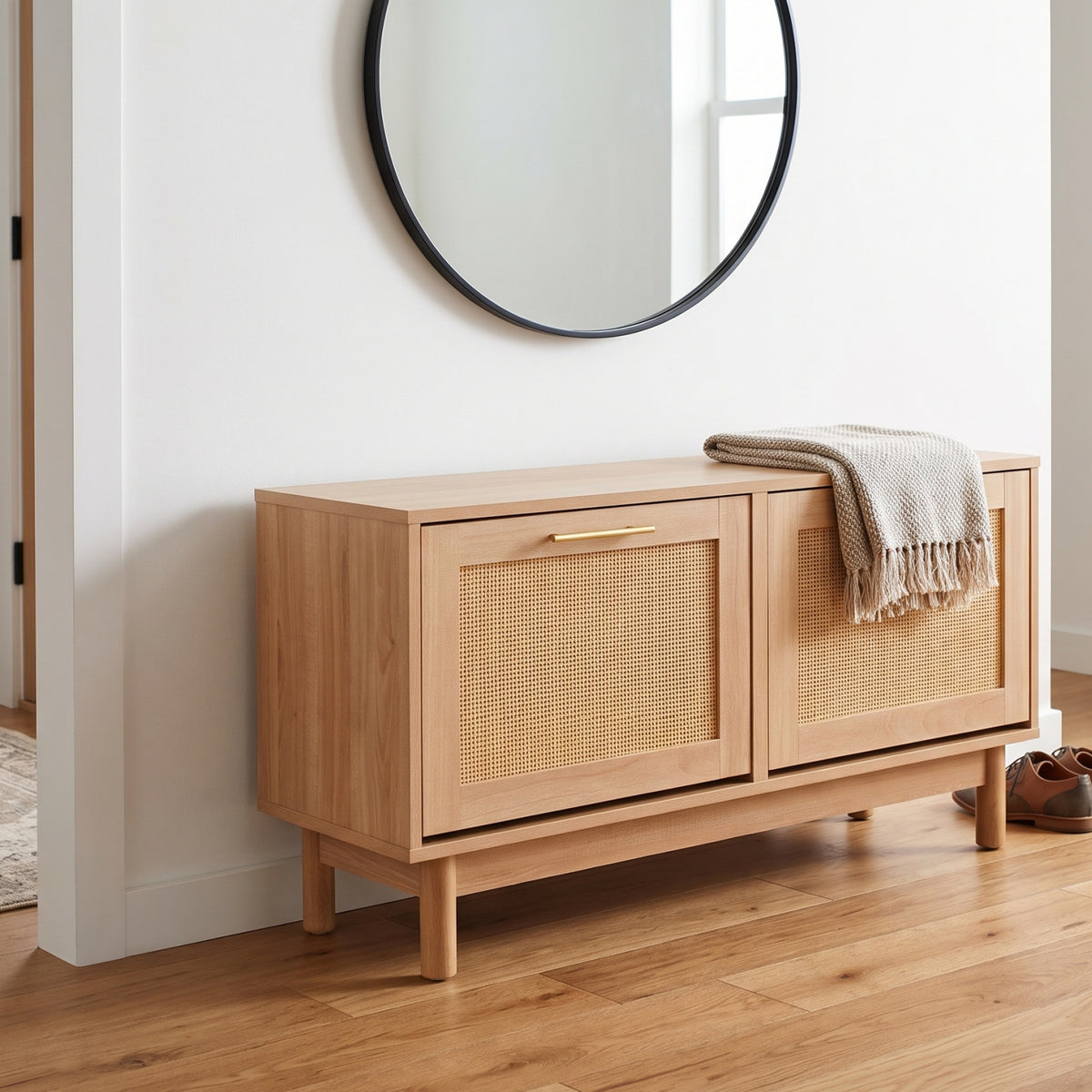 Entryway Shoe Bench - www.oroa.com
