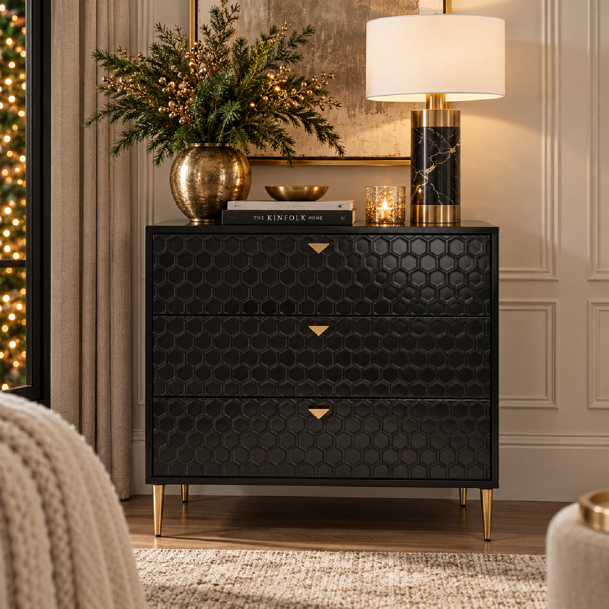Black Storage Cabinet | OROA