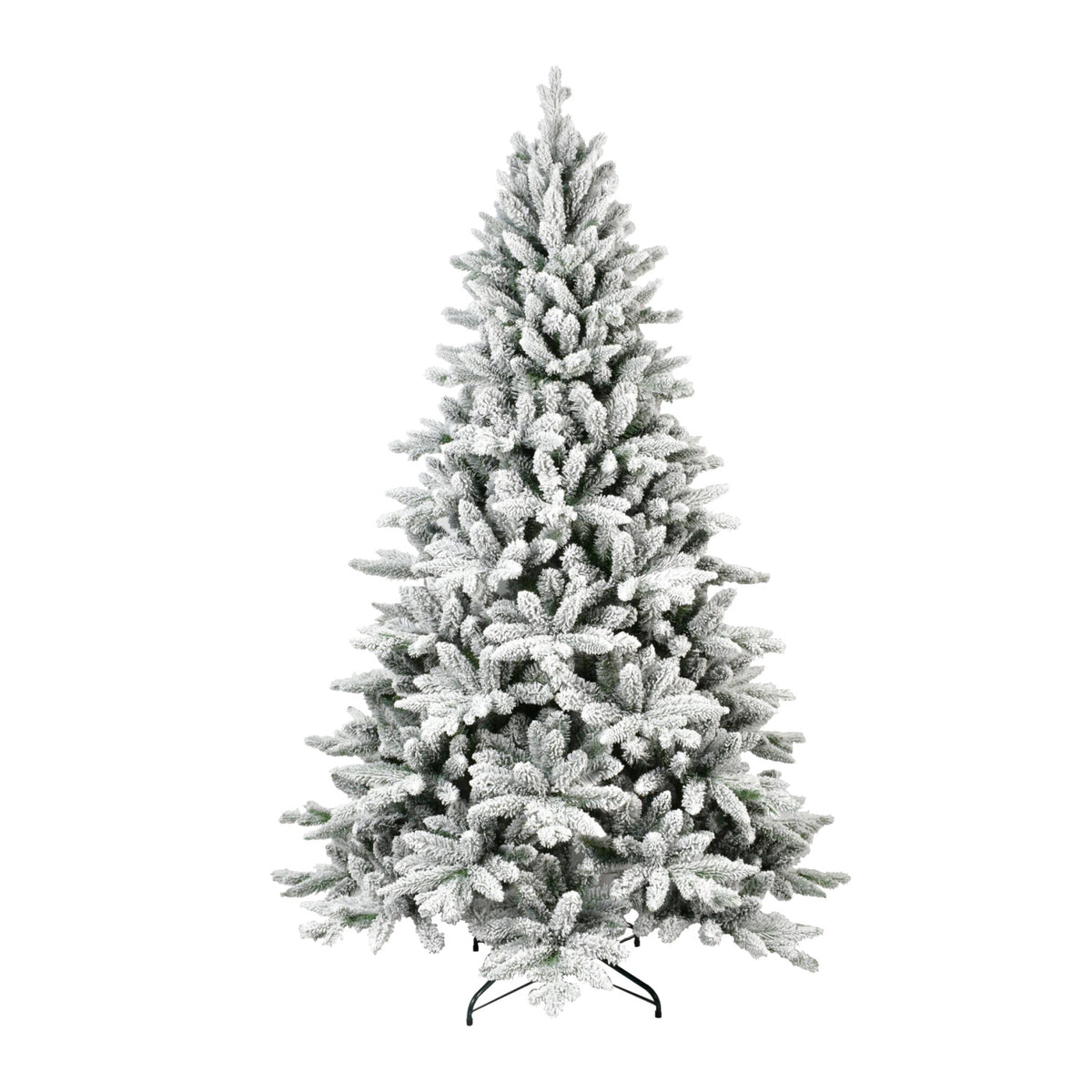 7' Snow-Flocked Artificial Christmas Tree | OROA