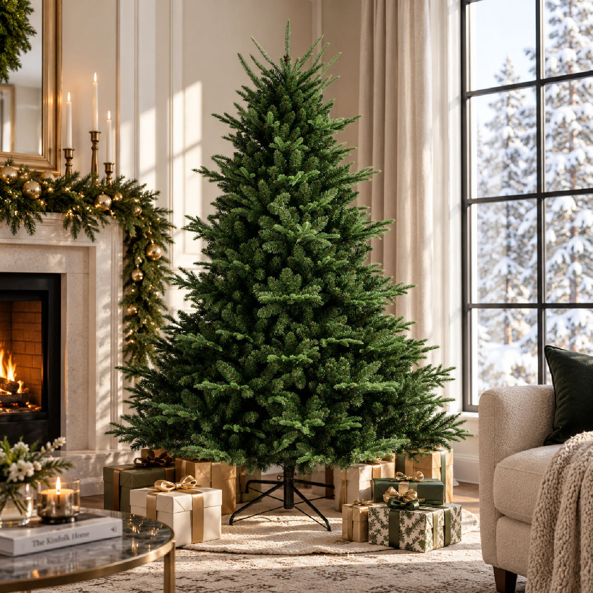 Full-Shaped 6FT Christmas Tree Metal Support | OROA