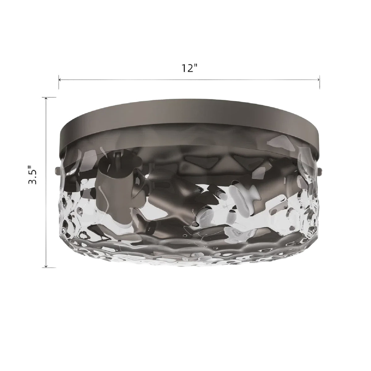 Modern Metal Glass Ceiling Lamp by OROA