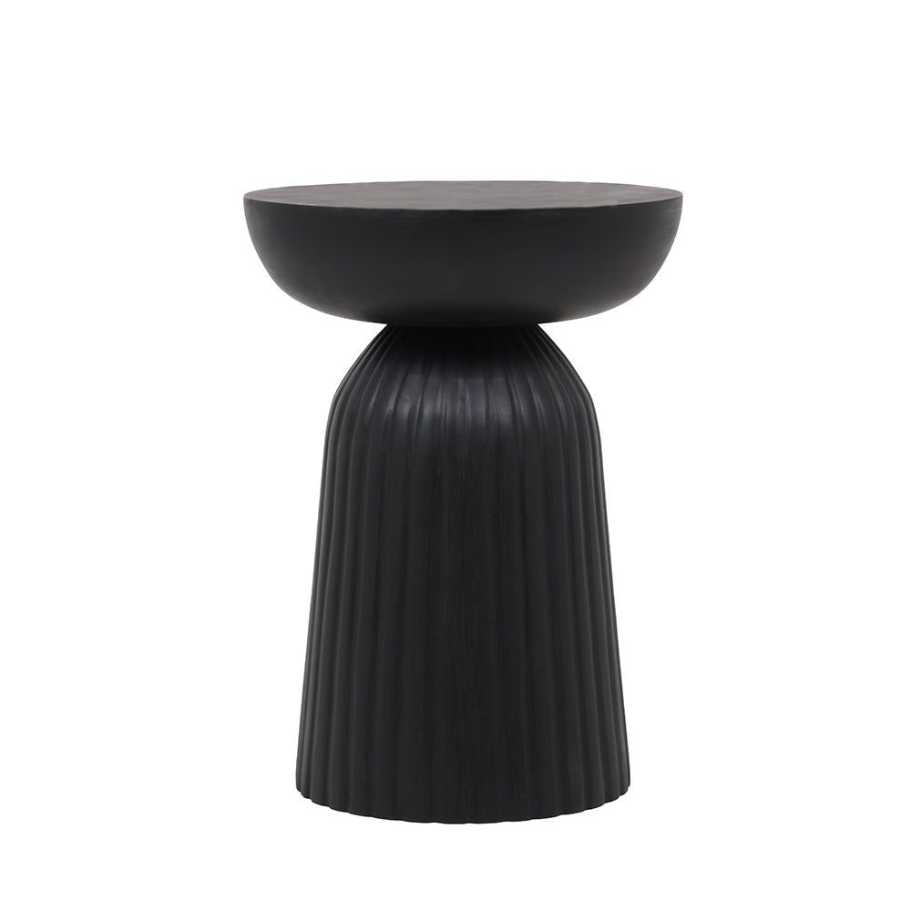 Black Wooden Accent Table - OROA