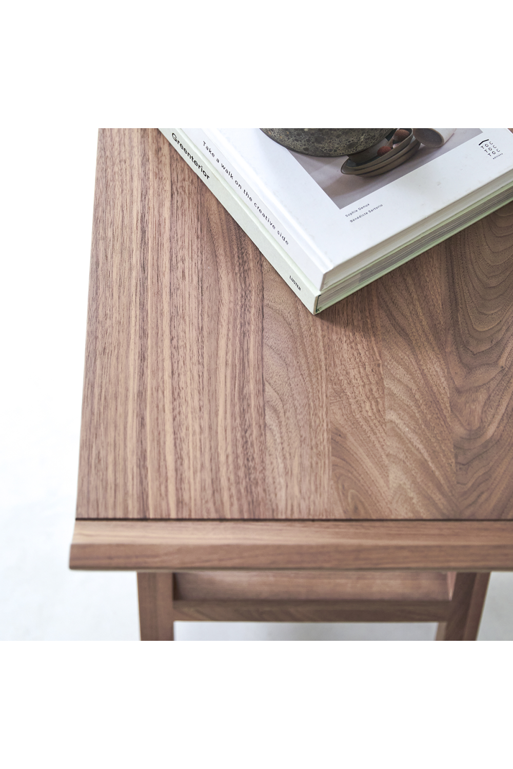 Solid Walnut Console Table | Tikamoon Pampa | Oroatrade.com