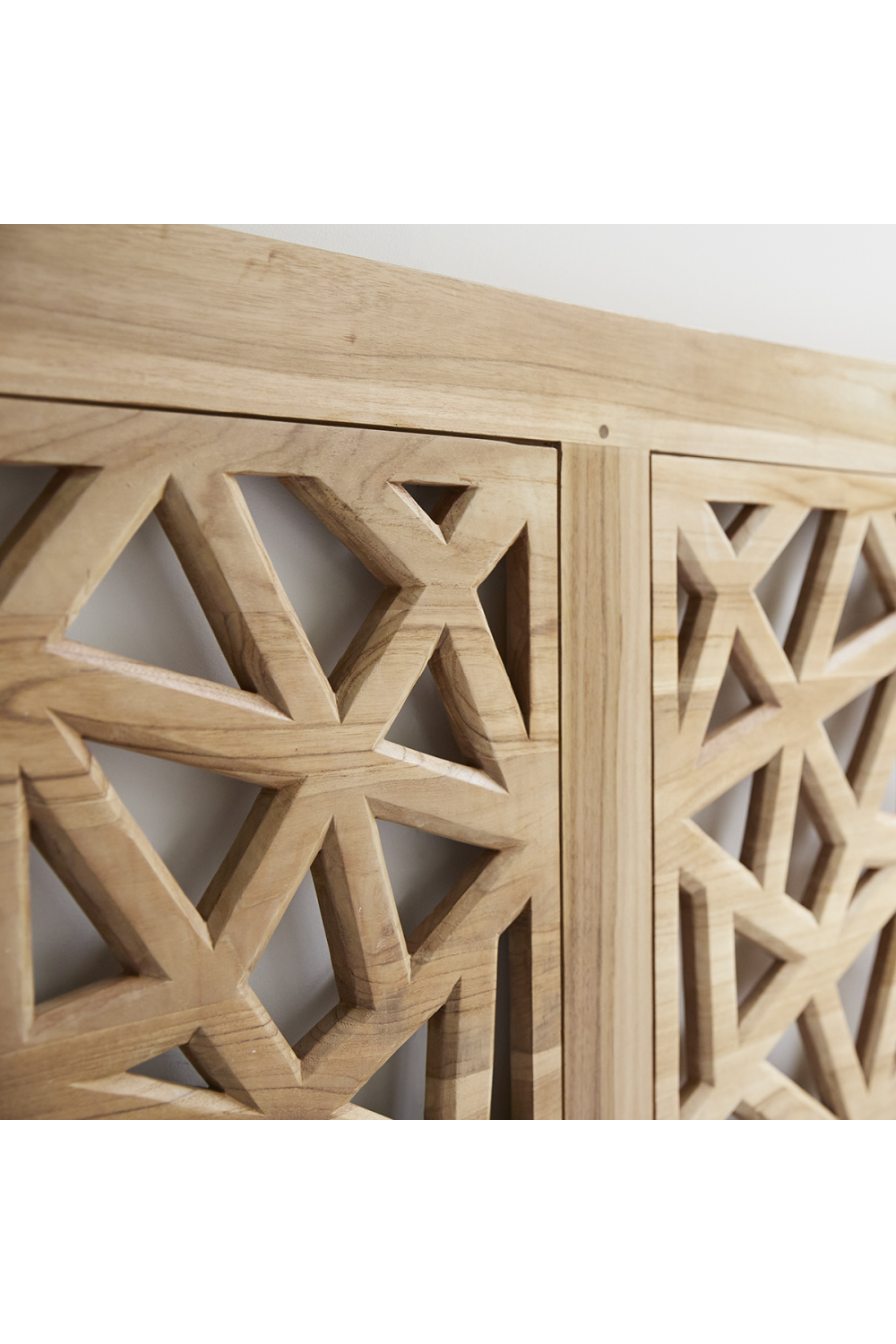 Solid Teak King Headboard 83" | Tikamoon Gentong | OROA TRADE