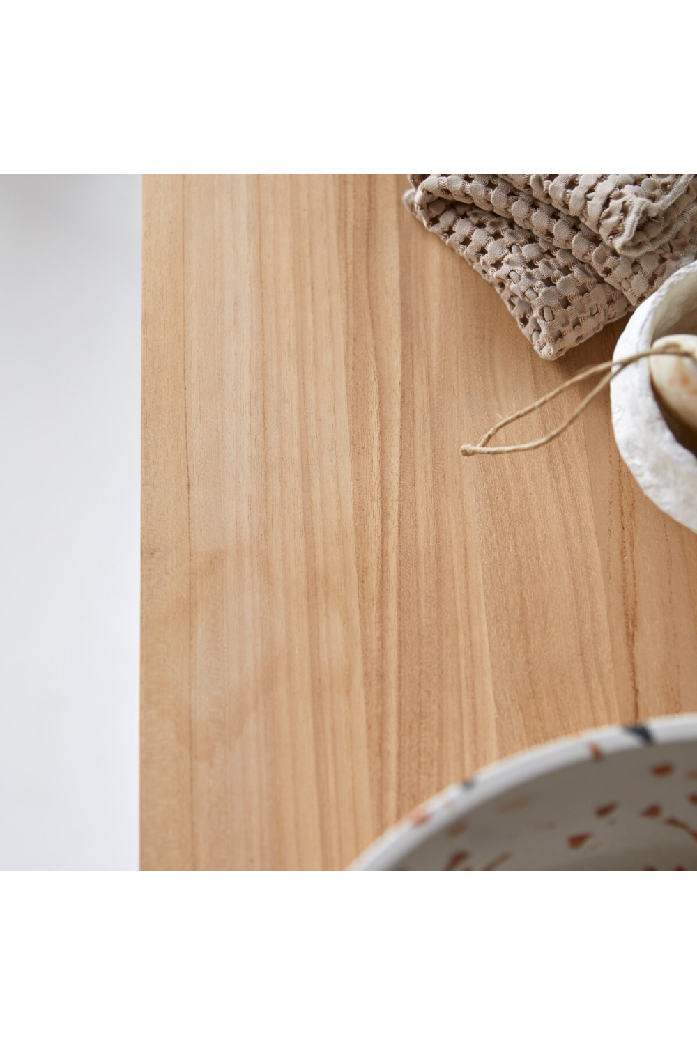 Teak Double Bathroom Vanity | Tikamoon Jonak | OROA.COM