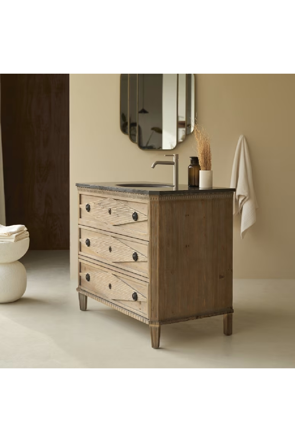 Pine Modern Classic Vanity Unit | Oroa.com