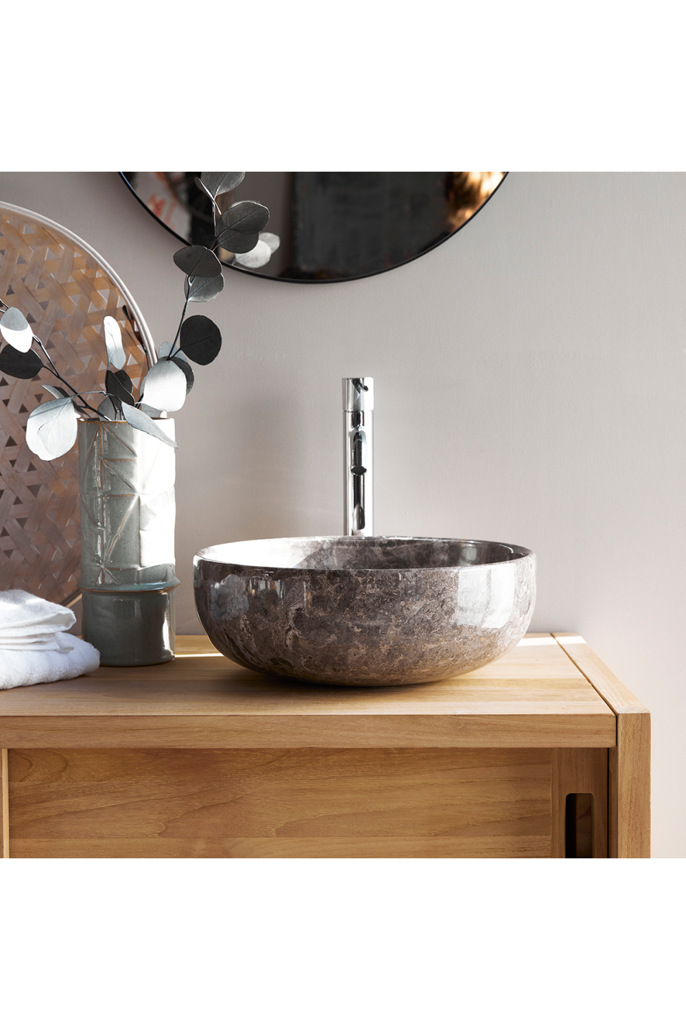 Marble Modern Bathroom Sink | Tikamoon Pia | OROA.COM