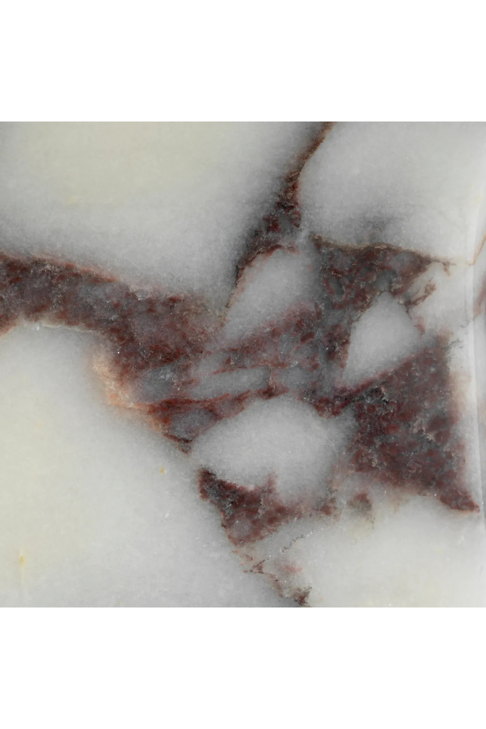 White Marble Pedestal Vase | Eichholtz Bennington | Oroa.com