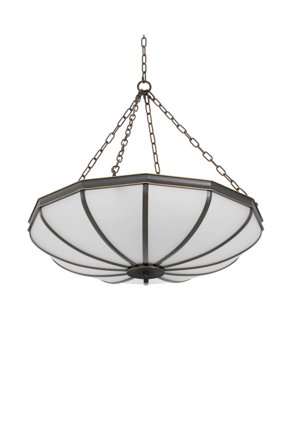 Bronze Framed Glass Chandelier | Met x Eichholtz Jenkin | Oroa.com