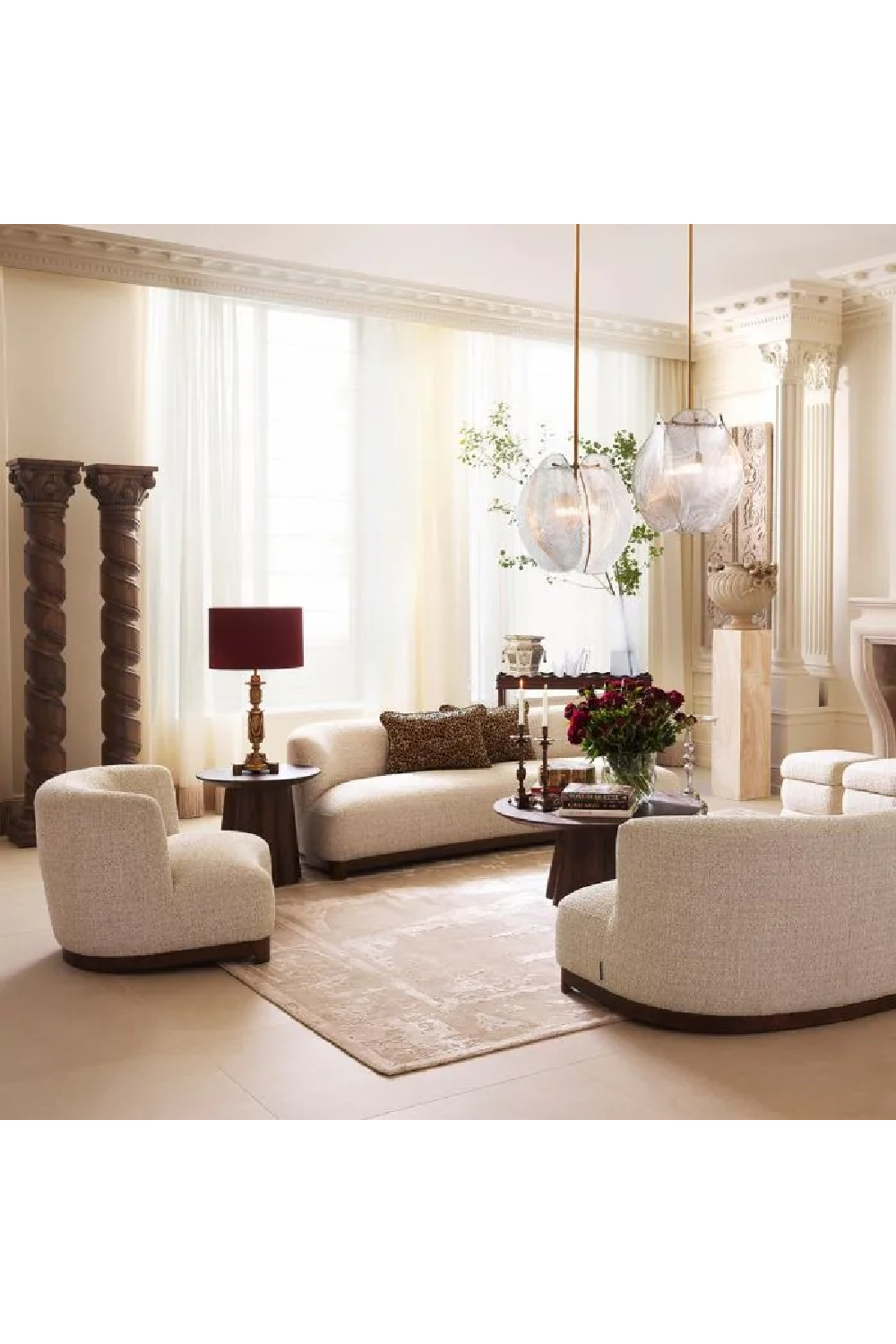 Oak Veneer Side Table | Eichholtz Papyrus | Oroa.com