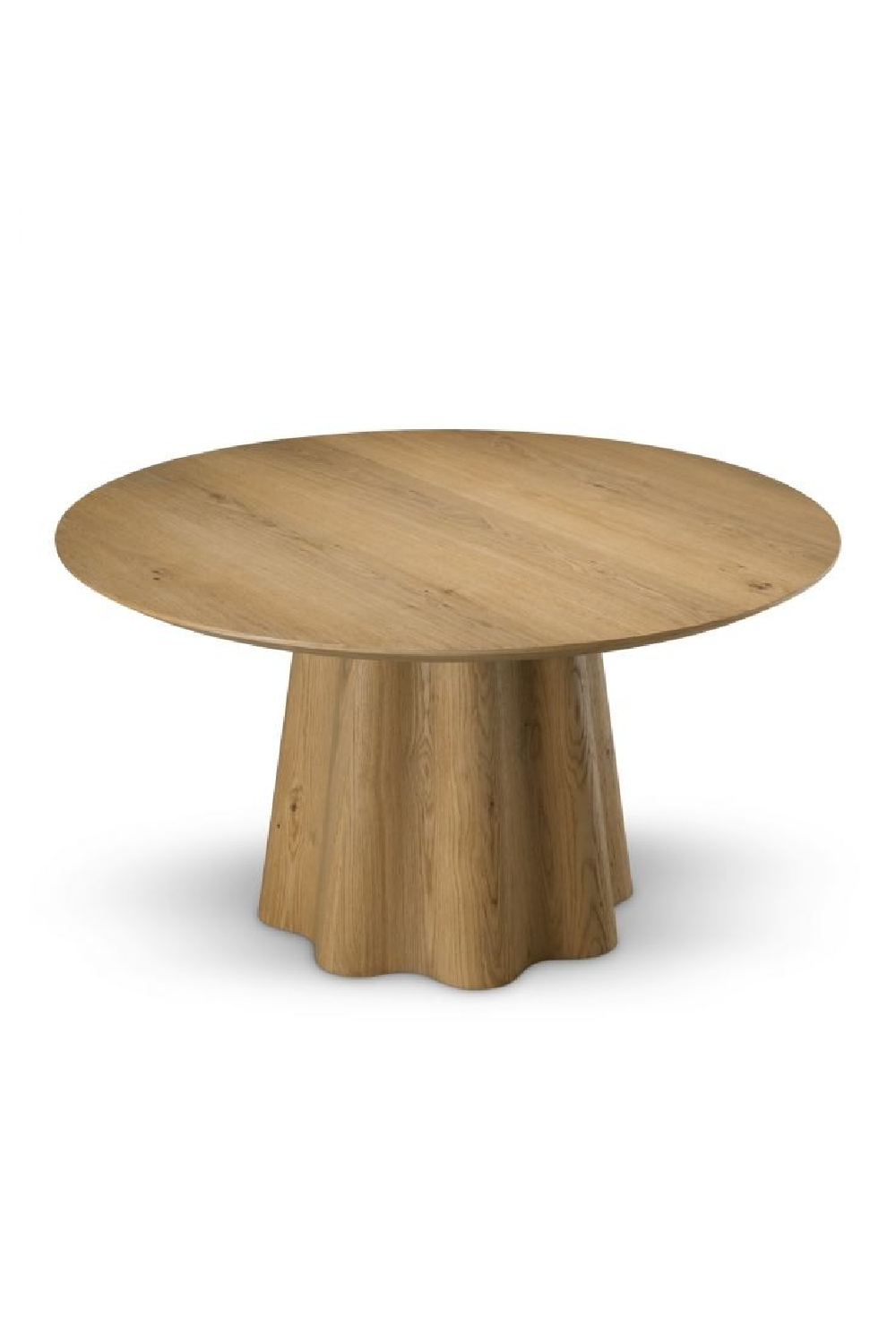 Oak Veneer Column Dining Table | The Met x Eichholtz | Oroa.com
