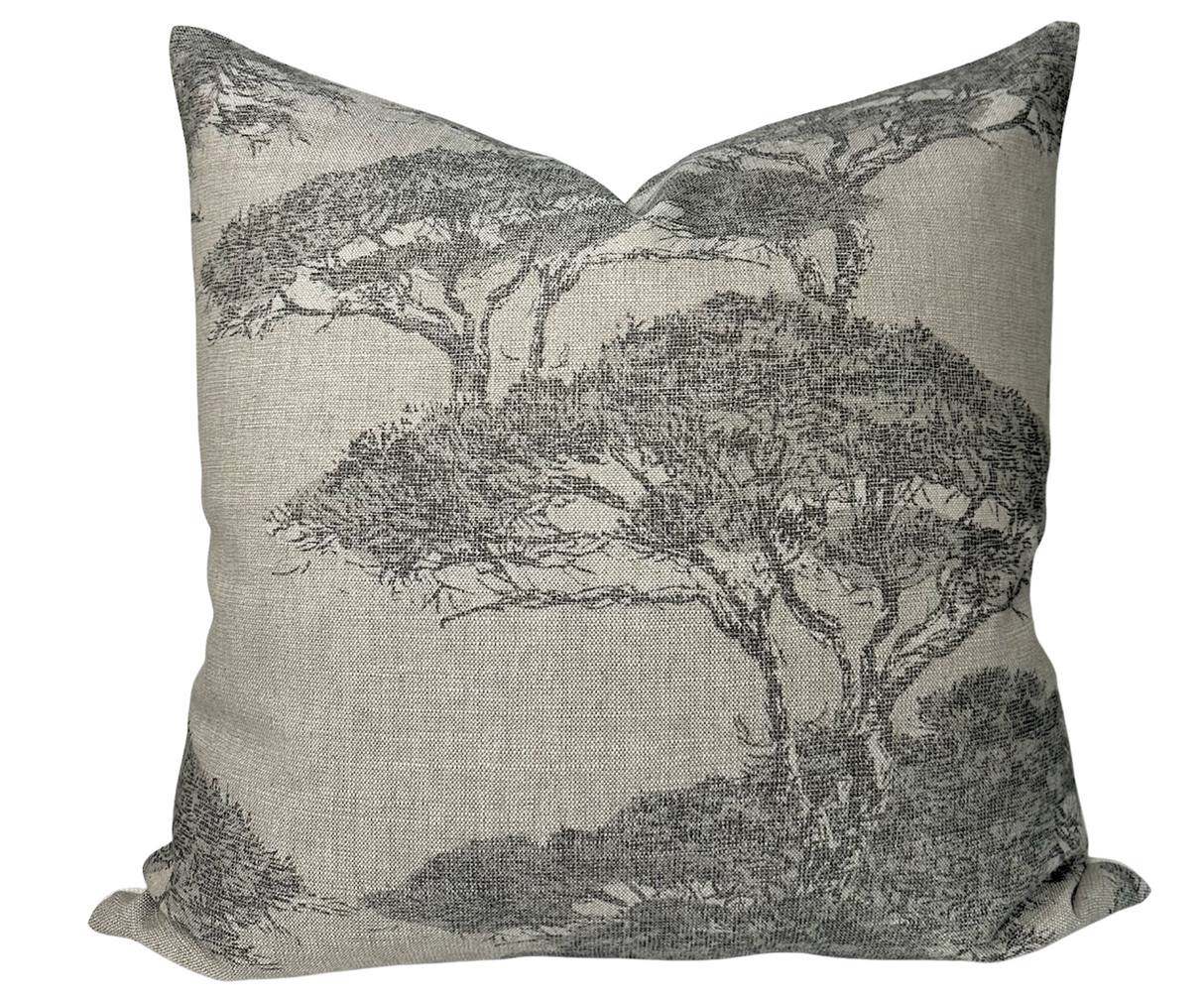 Torrey Pines Pillow Cover in Beige, Thibaut Pillows
