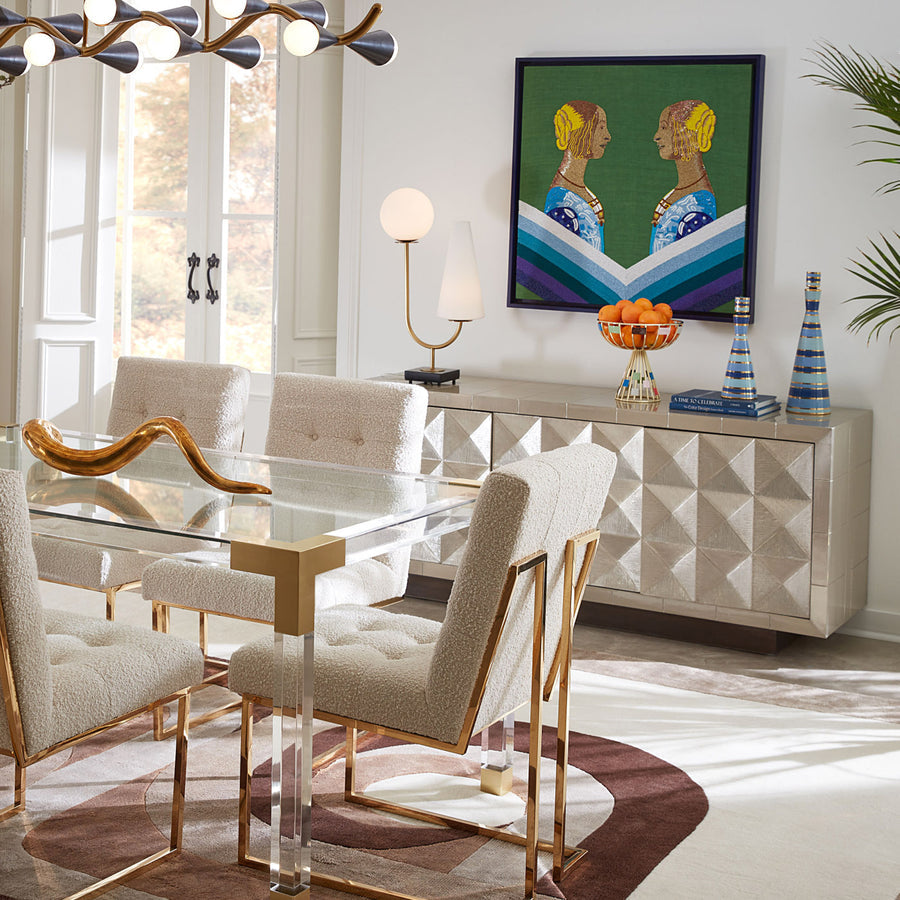 Polished Brass Decorative Object | Jonathan Adler Horn | Oroa.com