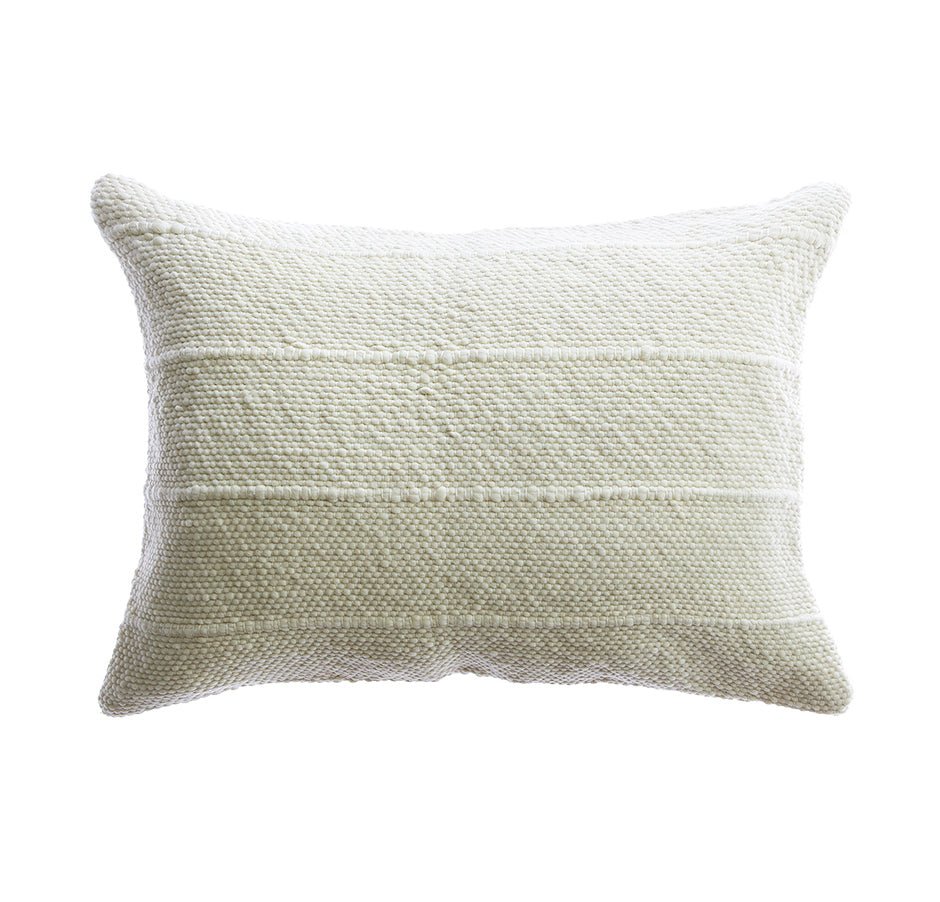 Striped Patagonian Wool Lumbar Pillow - OROA