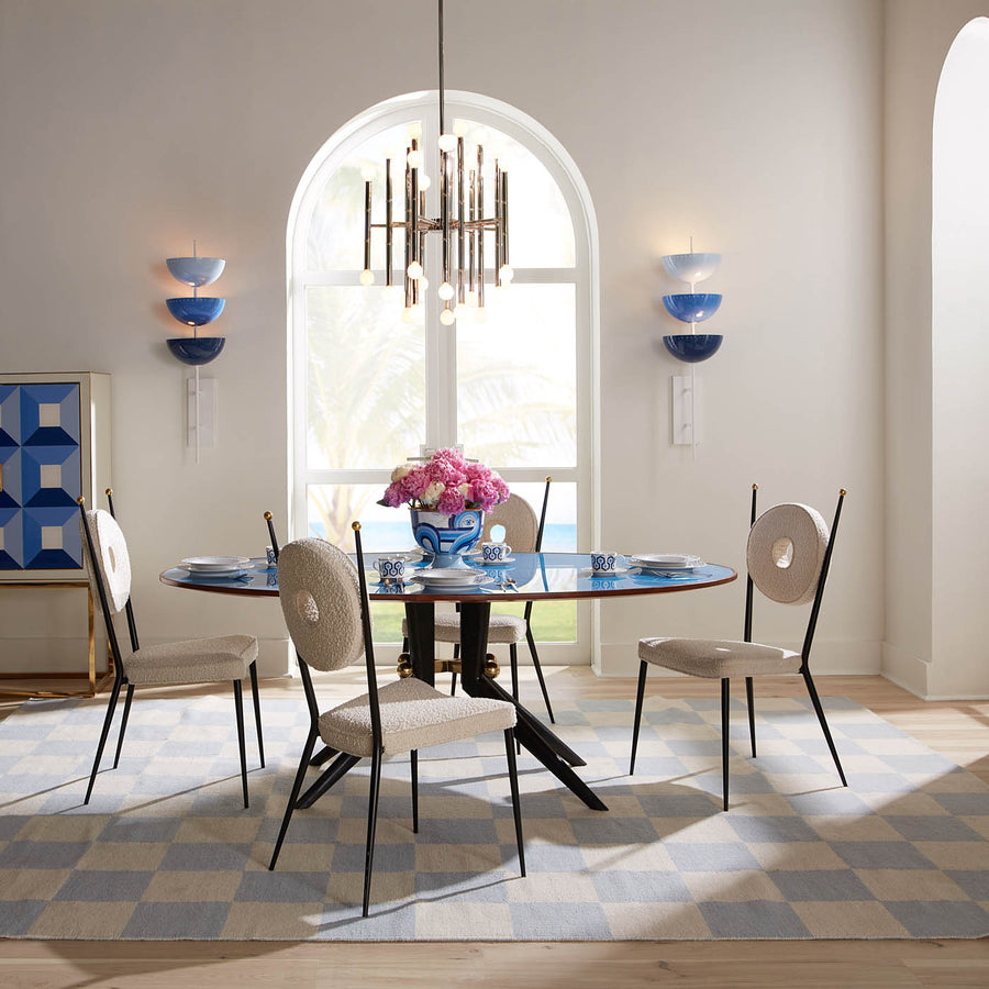 Checkered Flatweave Wool Rug | Jonathan Adler Checkerboard | Oroa.com