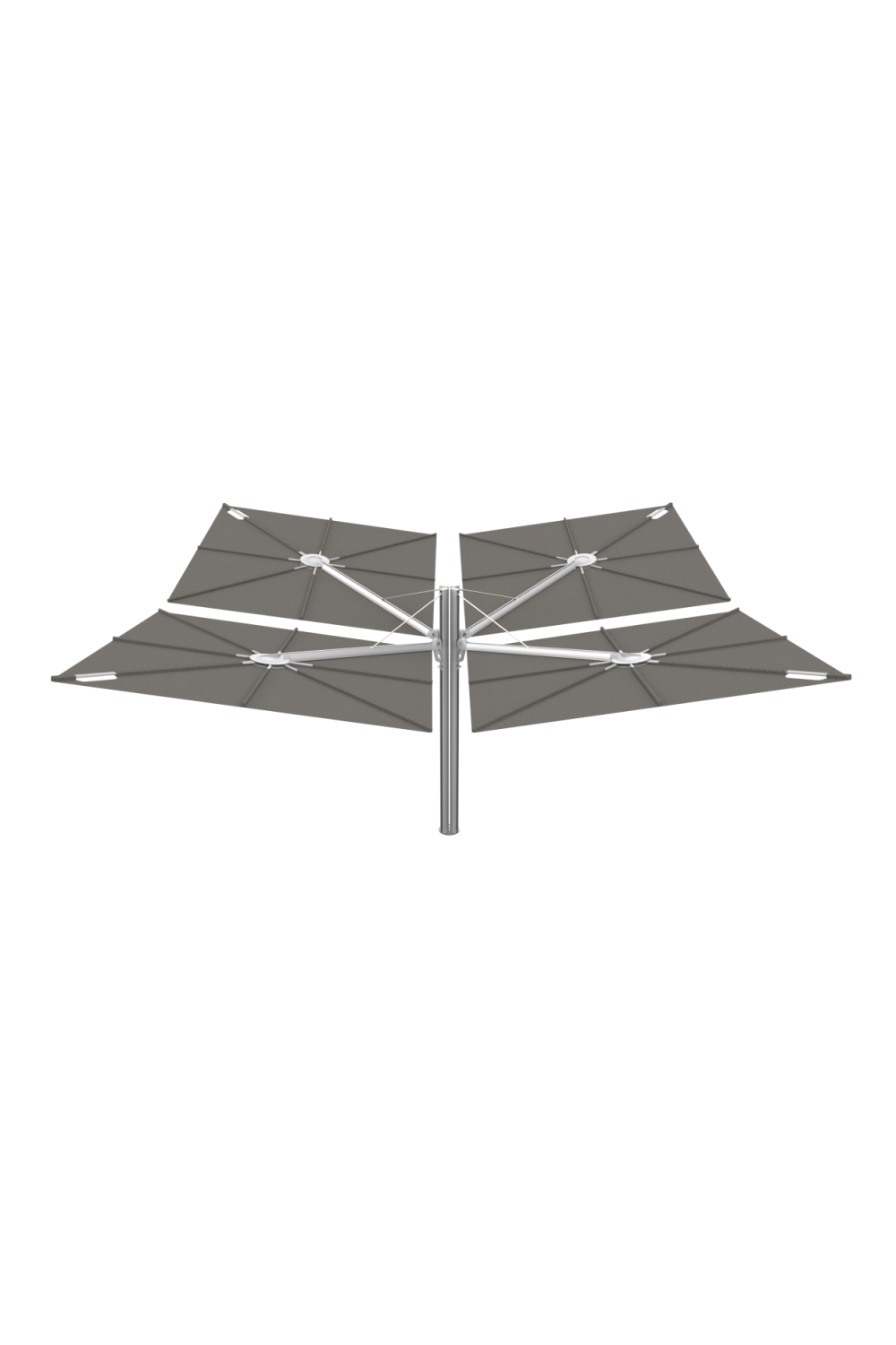 Flat-Top Outdoor Umbrella (17’ 9” x 17’ 9”) | Umbrossa Spectra Multi | Oroa.com