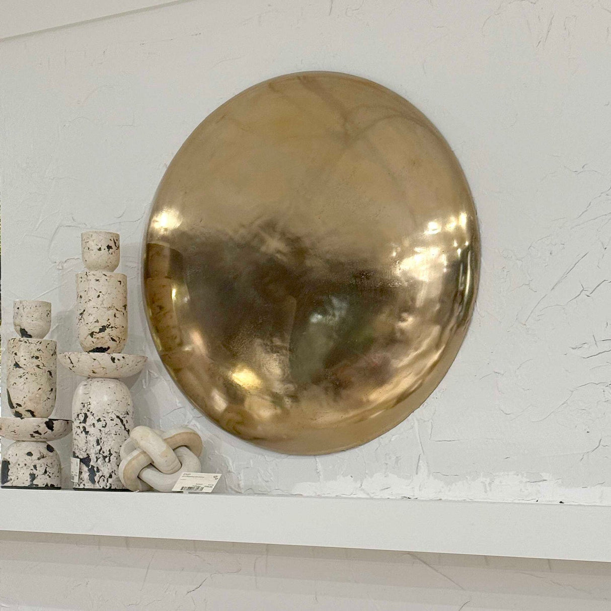 Modern European furniture - Gold Convex Indoor/Outdoor Wall Decor - www.oroa.com