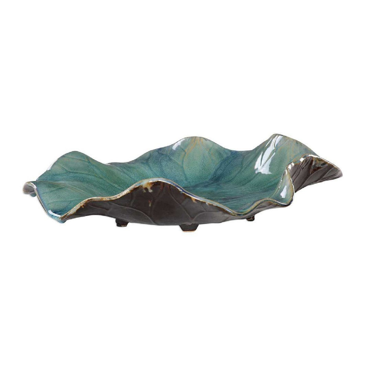 Ceramic Flowers Indoor/Outdoor Wall Decor Set (3) | Uttermost Abella