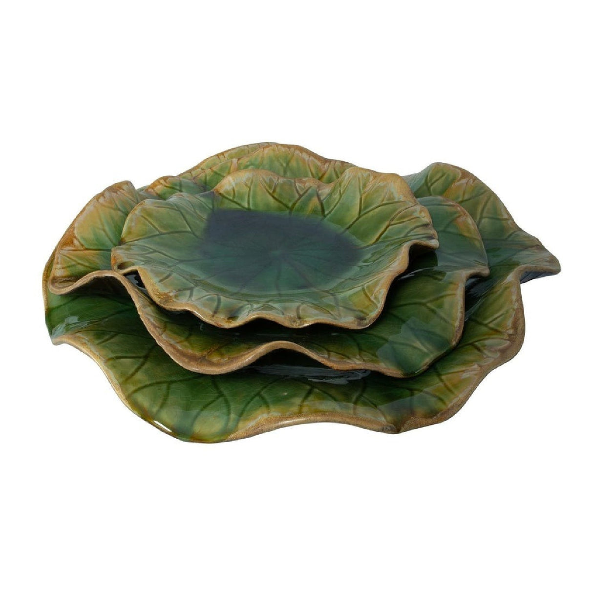 Modern European furniture - Ceramic Flowers Indoor/Outdoor Wall Decor Set (3) - www.oroa.com