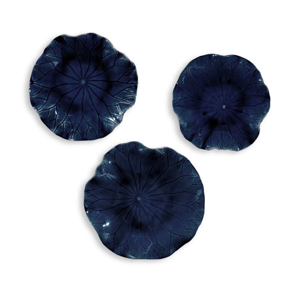 Modern European furniture - Ceramic Flowers Indoor/Outdoor Wall Decor Set (3) - www.oroa.com