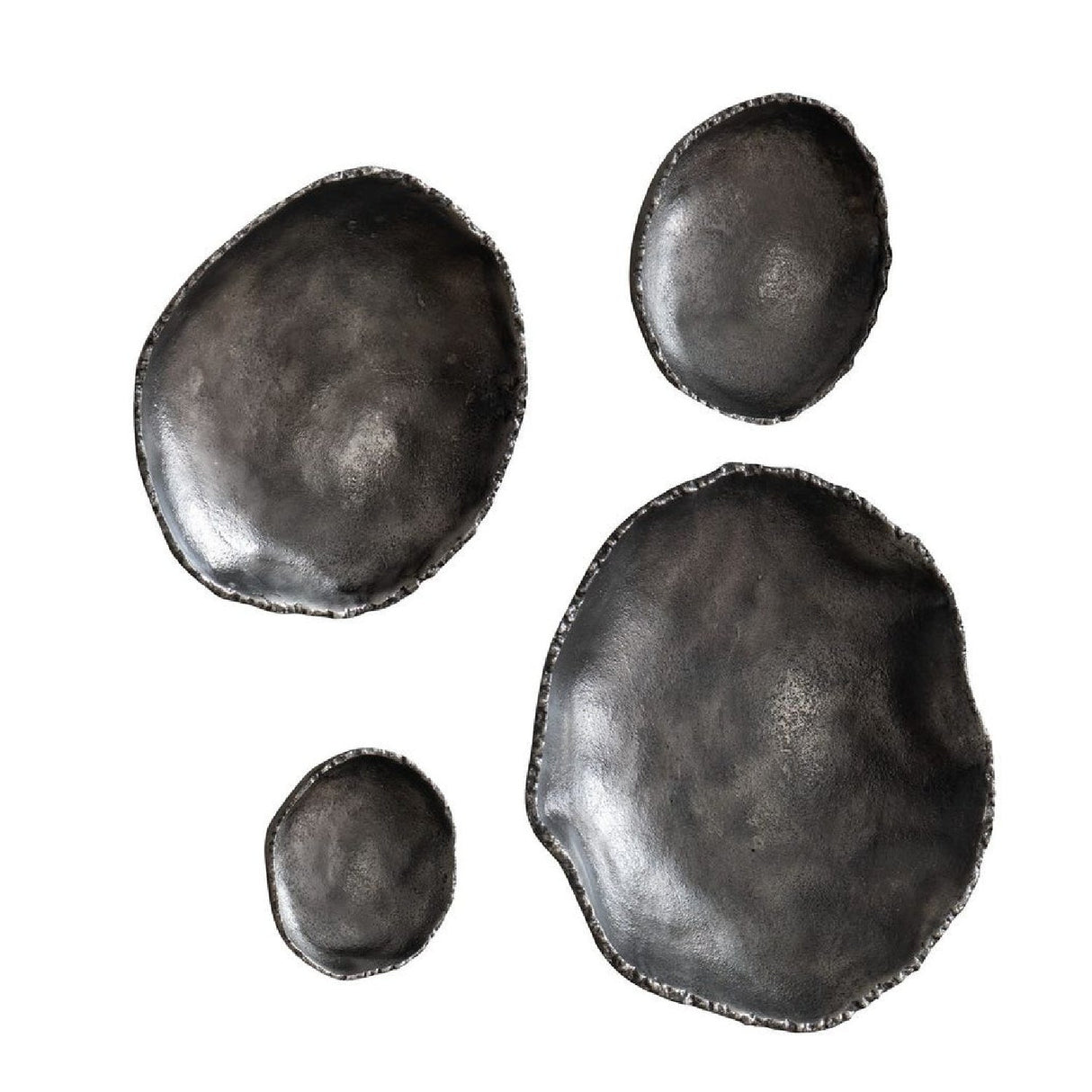 Modern European furniture - Metal Bowl Indoor/Outdoor Wall Decor Set (4) - www.oroa.com