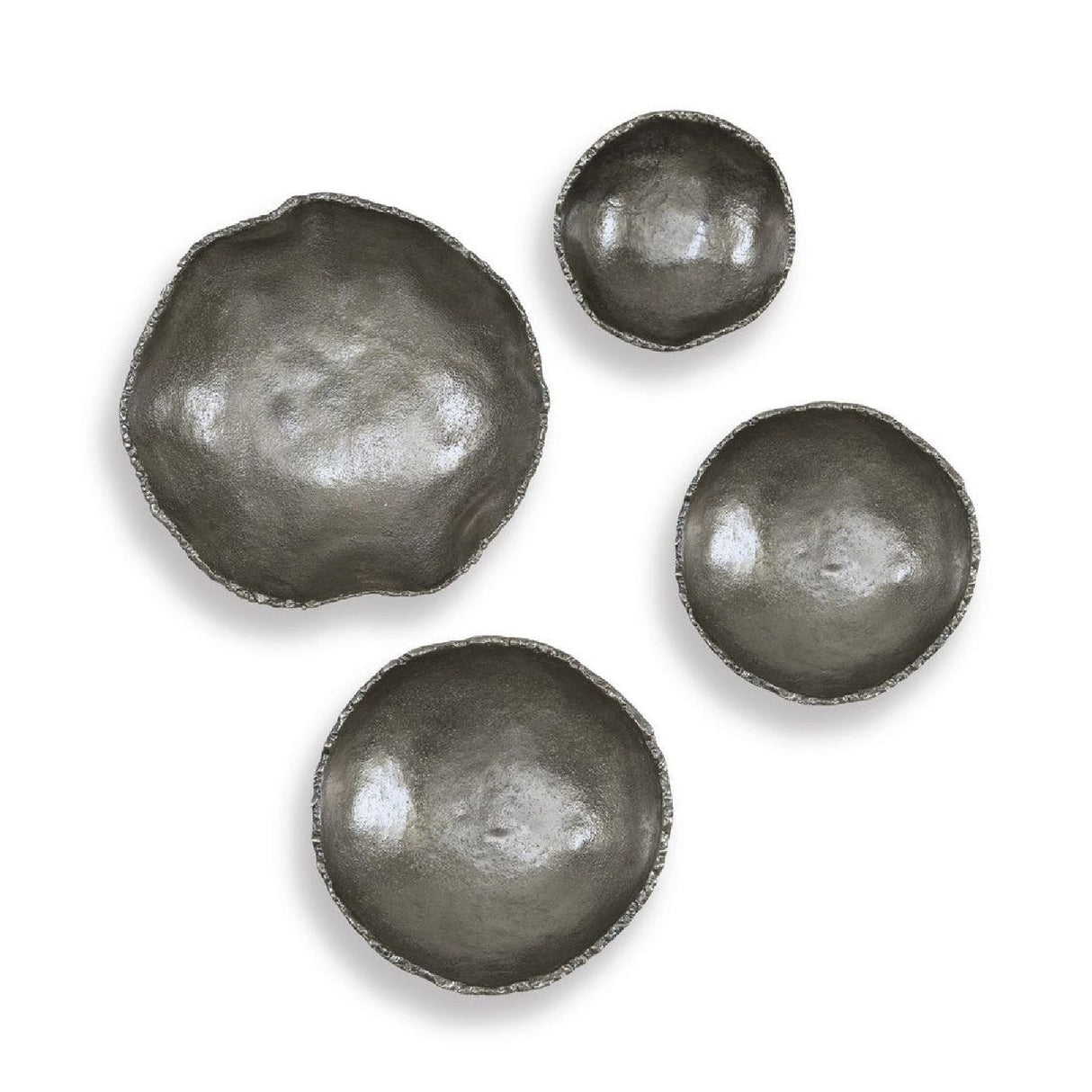 Modern European furniture - Metal Bowl Indoor/Outdoor Wall Decor Set (4) - www.oroa.com