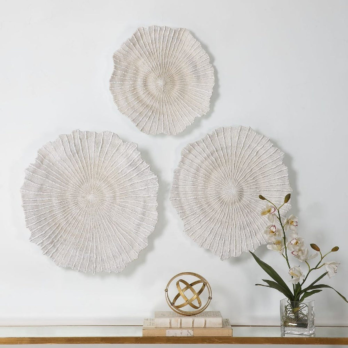 Natural Coral-Inspired Wall Decor Set (3) | Uttermost Ocean Gems - www.oroa.com