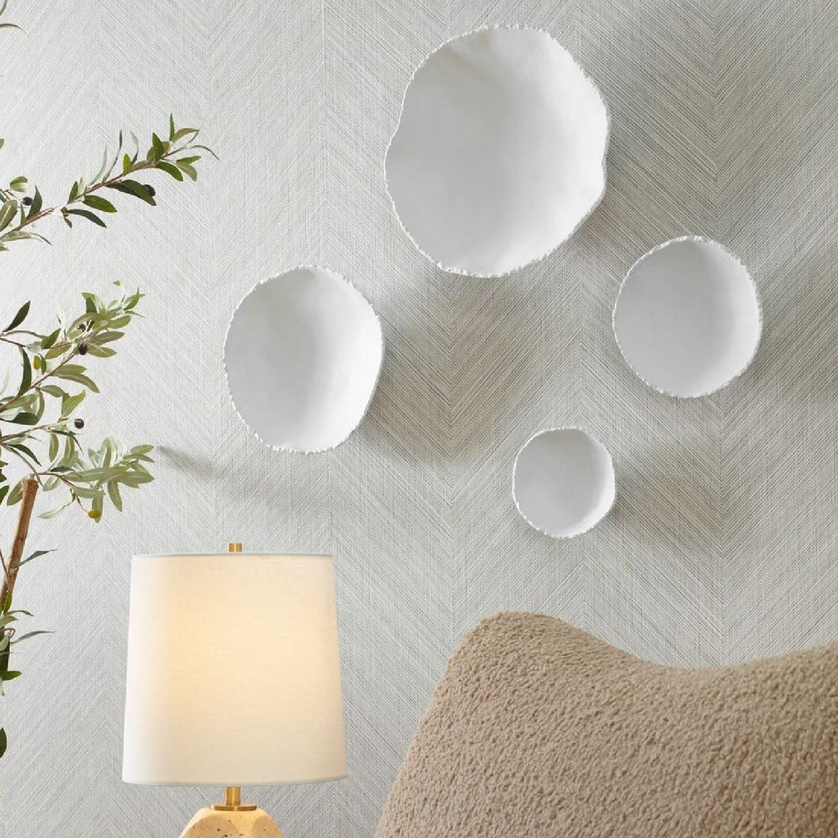Modern European furniture - Metal Bowl Indoor/Outdoor Wall Decor Set (4) - www.oroa.com