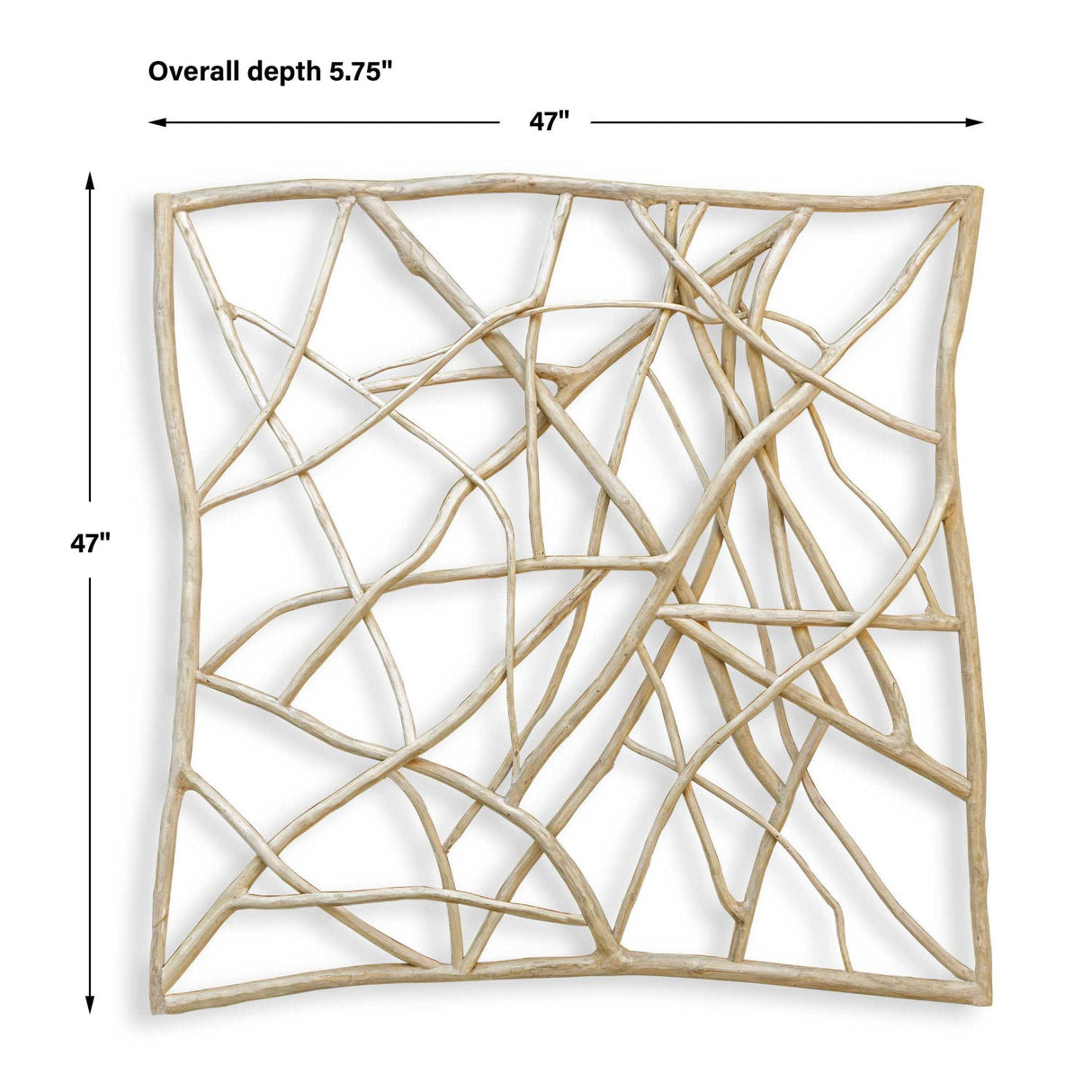 Modern European furniture - Intertwined Teak Indoor/Outdoor Wall Decor - www.oroa.com