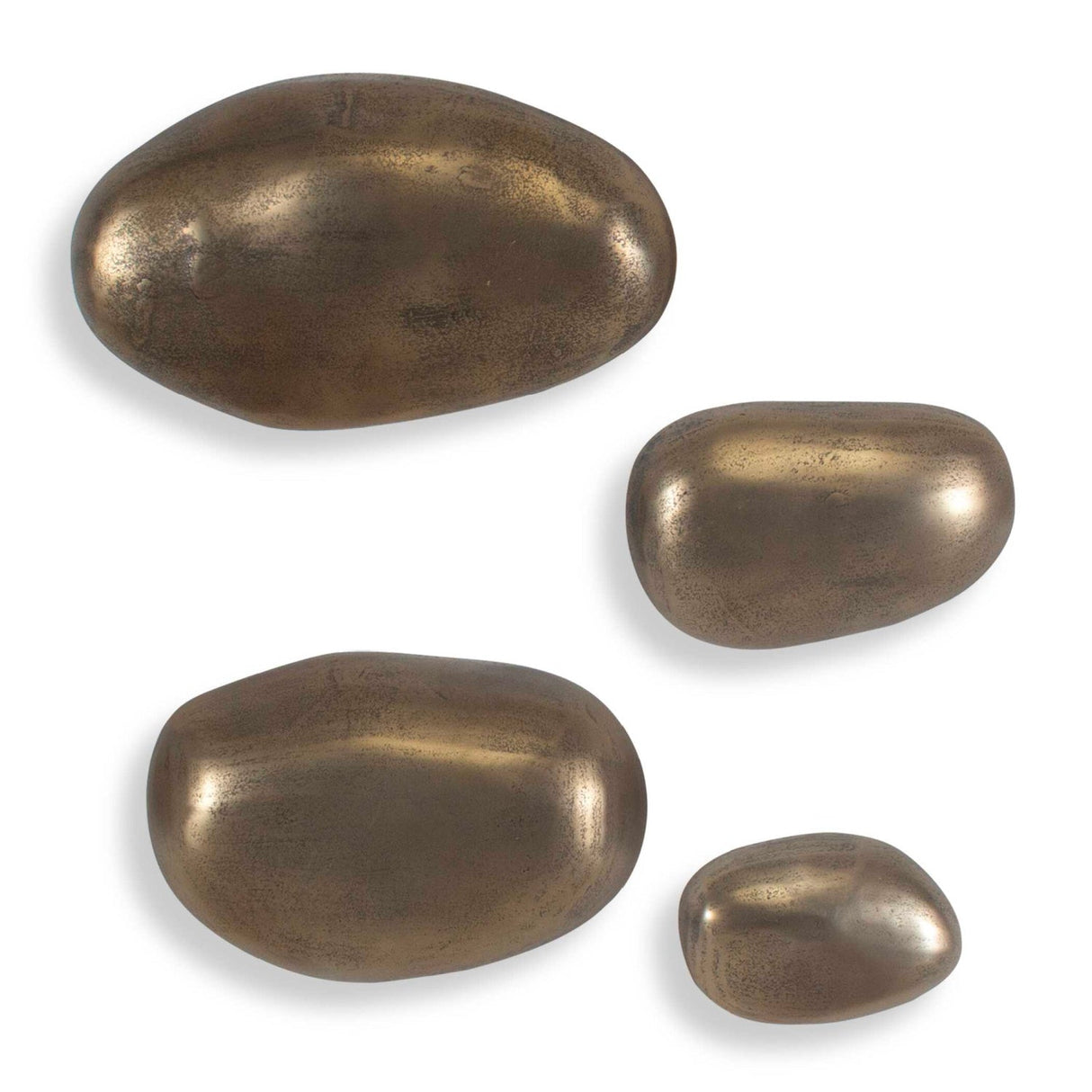 Modern European furniture - Antique Brass Wall Decor Set (4) - www.oroa.com