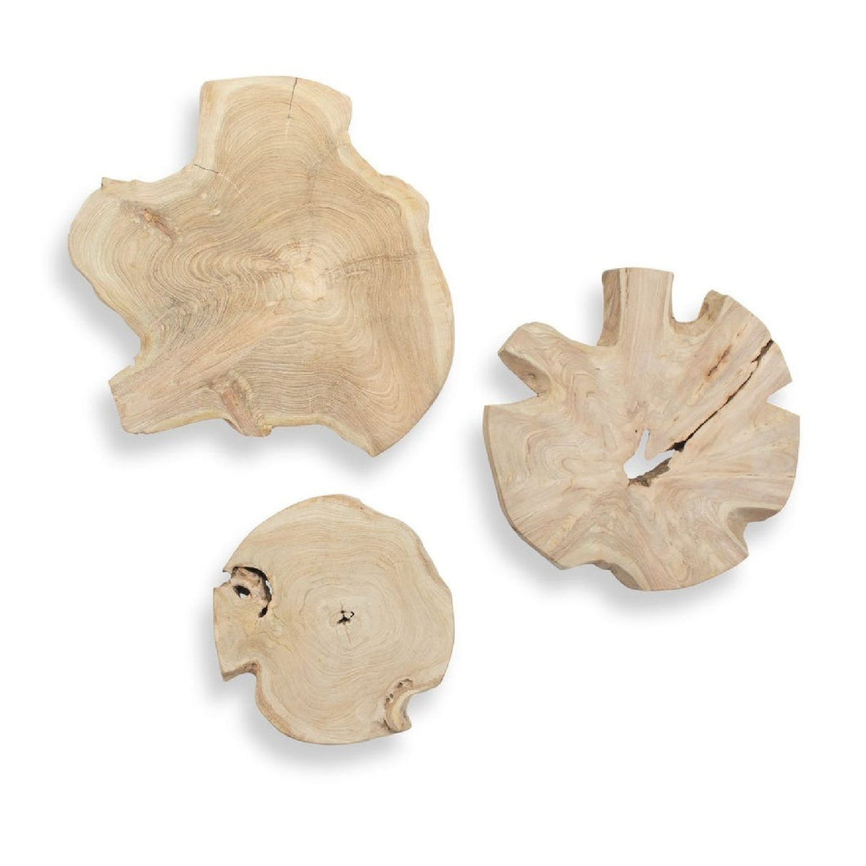 Bleached Teak Indoor/Outdoor Wall Decor (3) | Uttermost Kalani - www.oroa.com