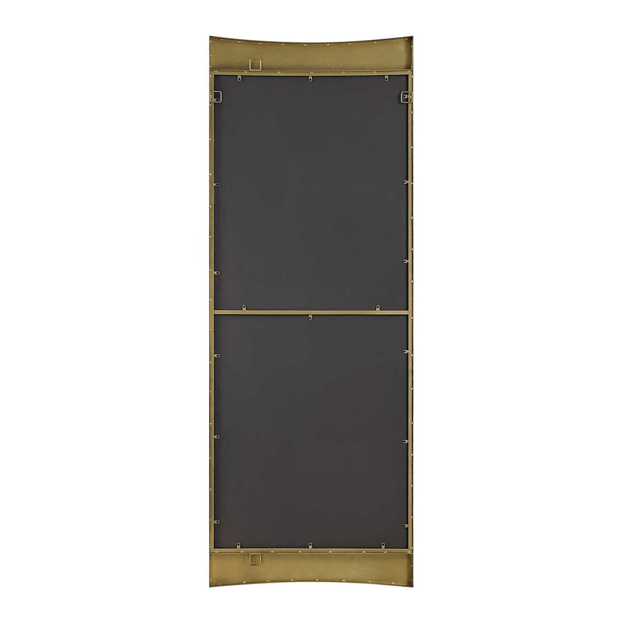 Modern European furniture - Curved Travertine Wall Mirror - www.oroa.com