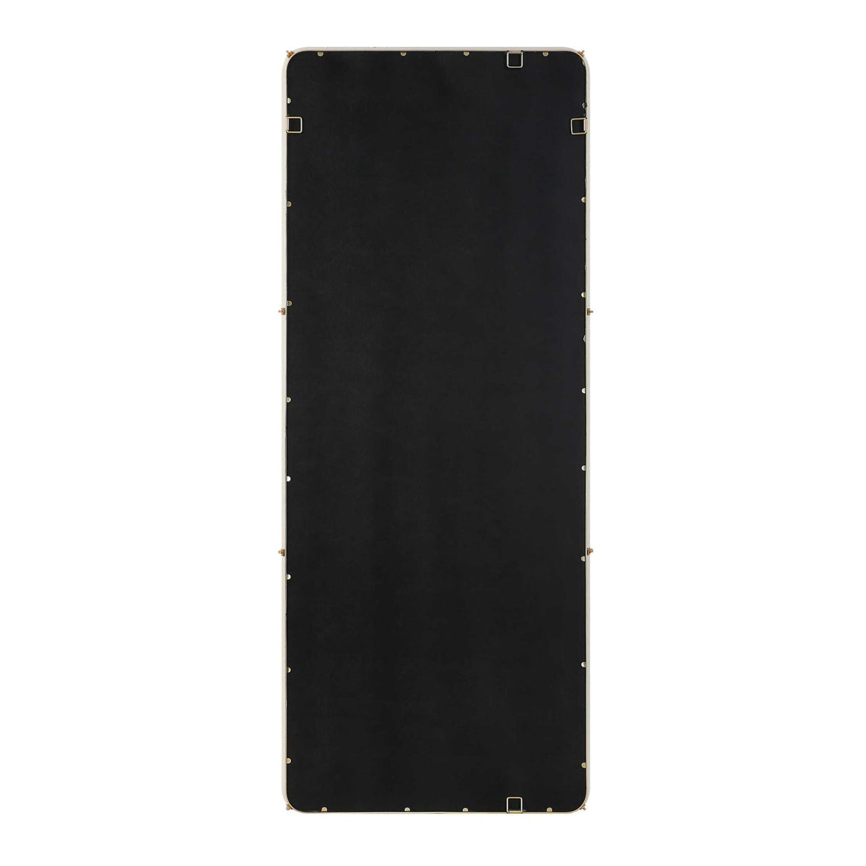 Modern European furniture - White Shagreen Leather Mirror - www.oroa.com