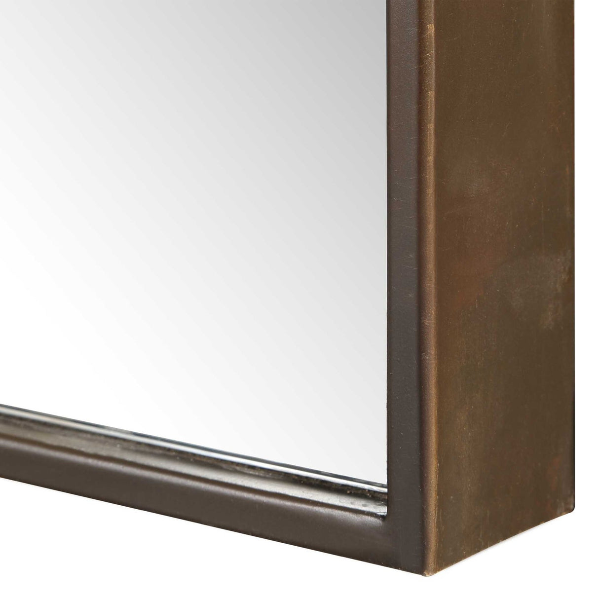 Modern European furniture - Antique Bronze Rectangular Mirror - www.oroa.com