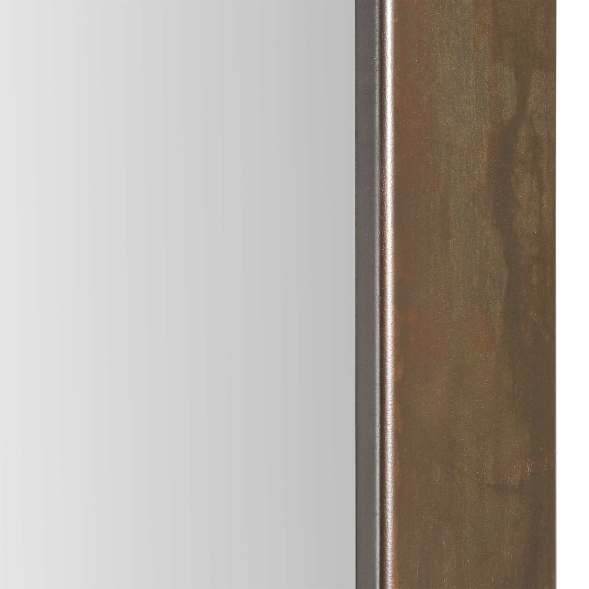 Modern European furniture - Antique Bronze Rectangular Mirror - www.oroa.com