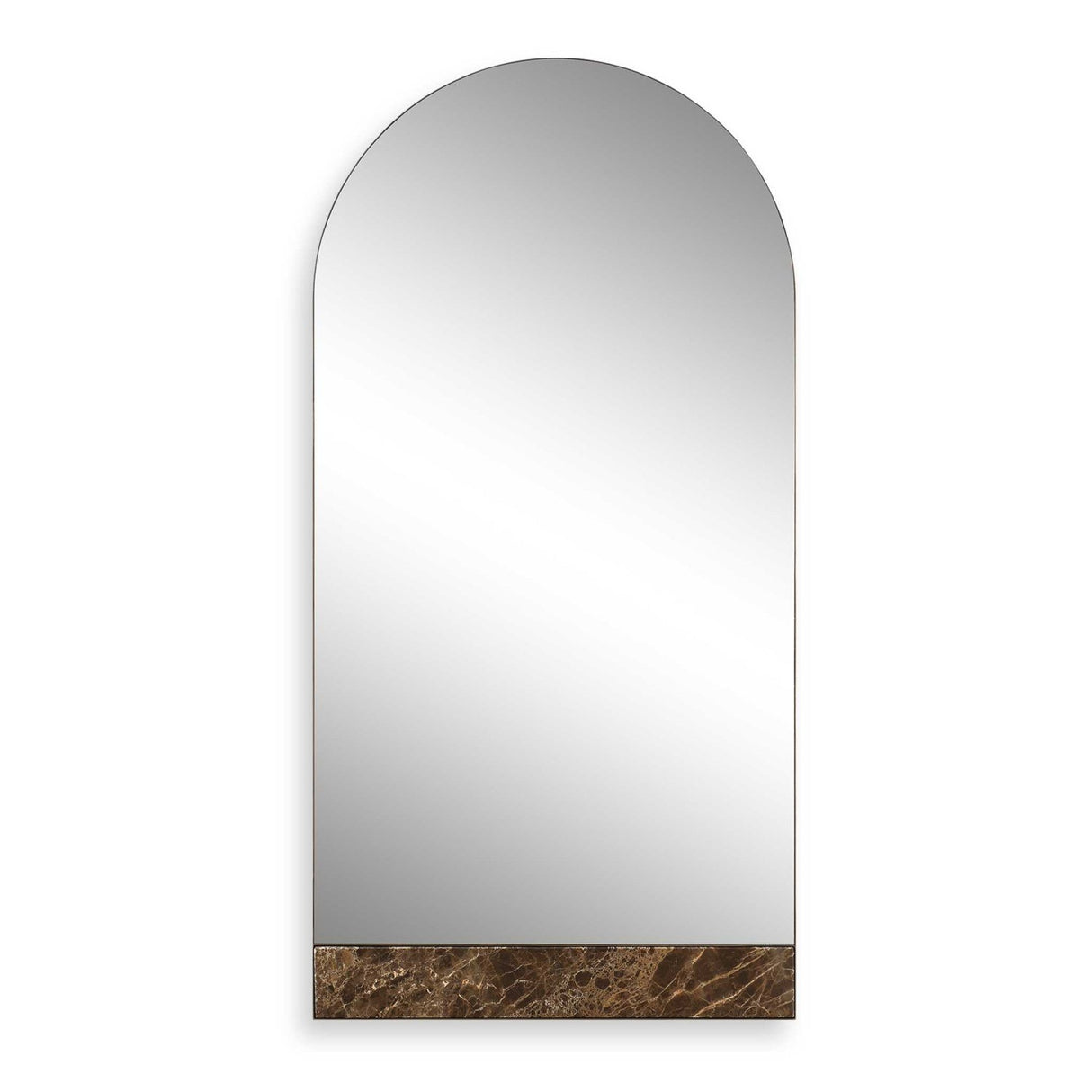 Modern European furniture - Marble Slab Arched Mirror - www.oroa.com