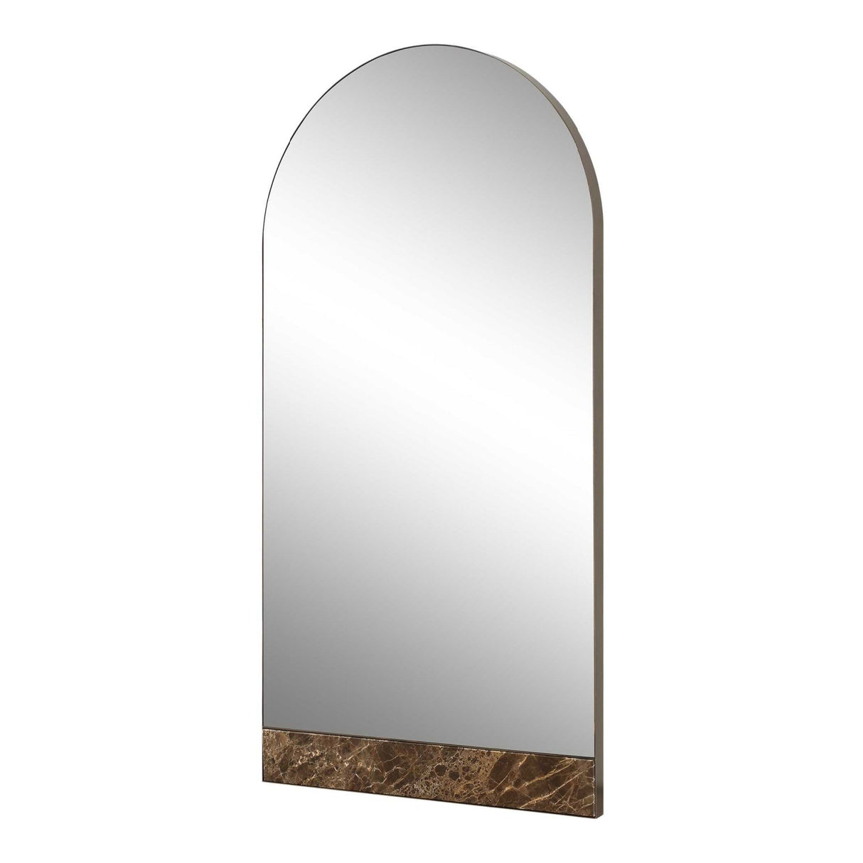 Modern European furniture - Marble Slab Arched Mirror - www.oroa.com
