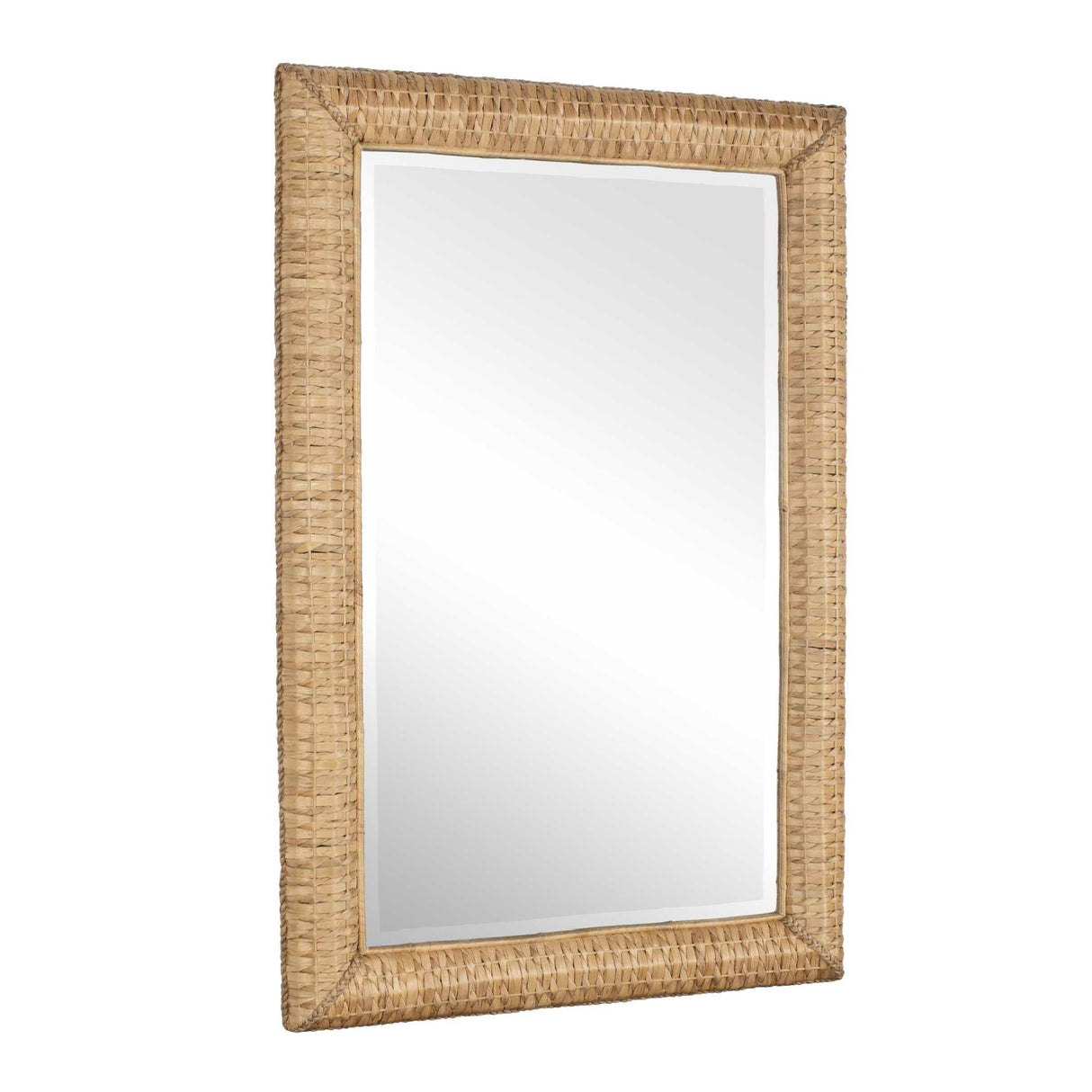 Modern European furniture - Rectangular Seagrass Mirror - www.oroa.com