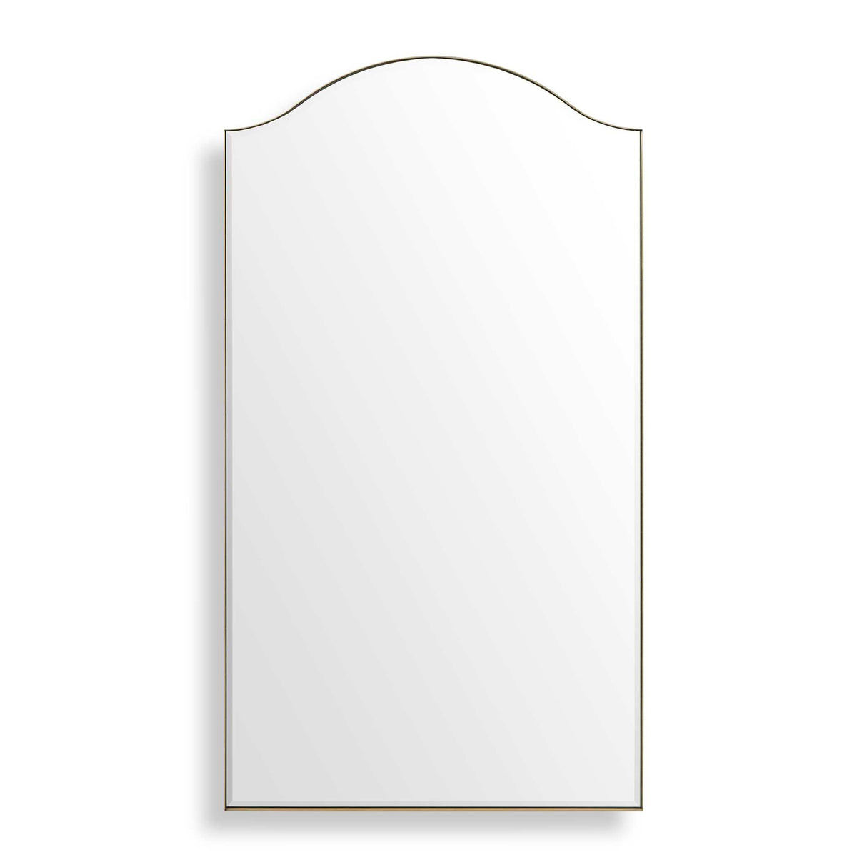 Modern European furniture - Brushed Brass Mirror - www.oroa.com