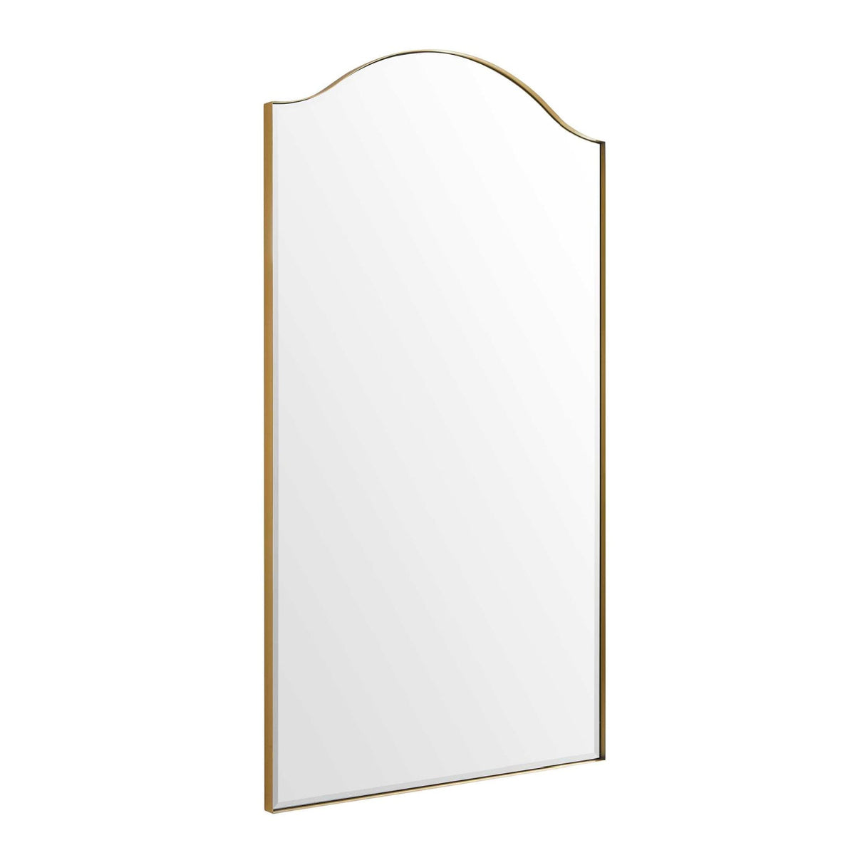Modern European furniture - Brushed Brass Mirror - www.oroa.com